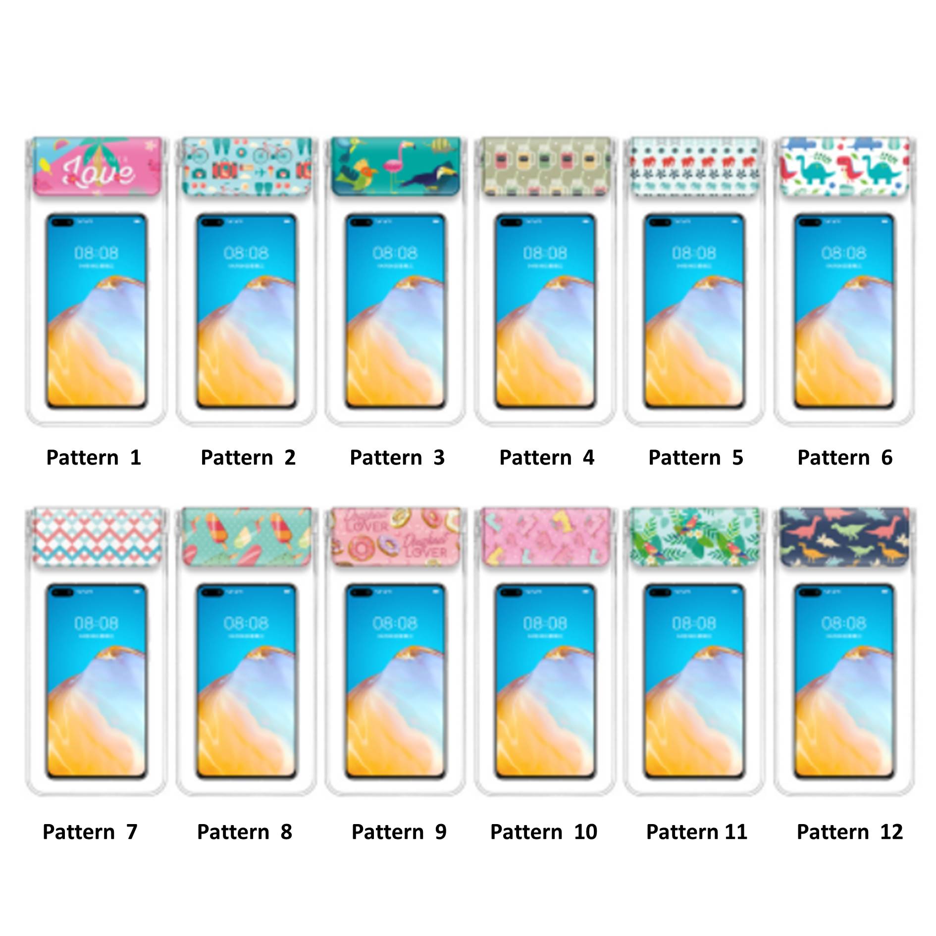 Creative Transparent Waterproof Phone Pouch 6