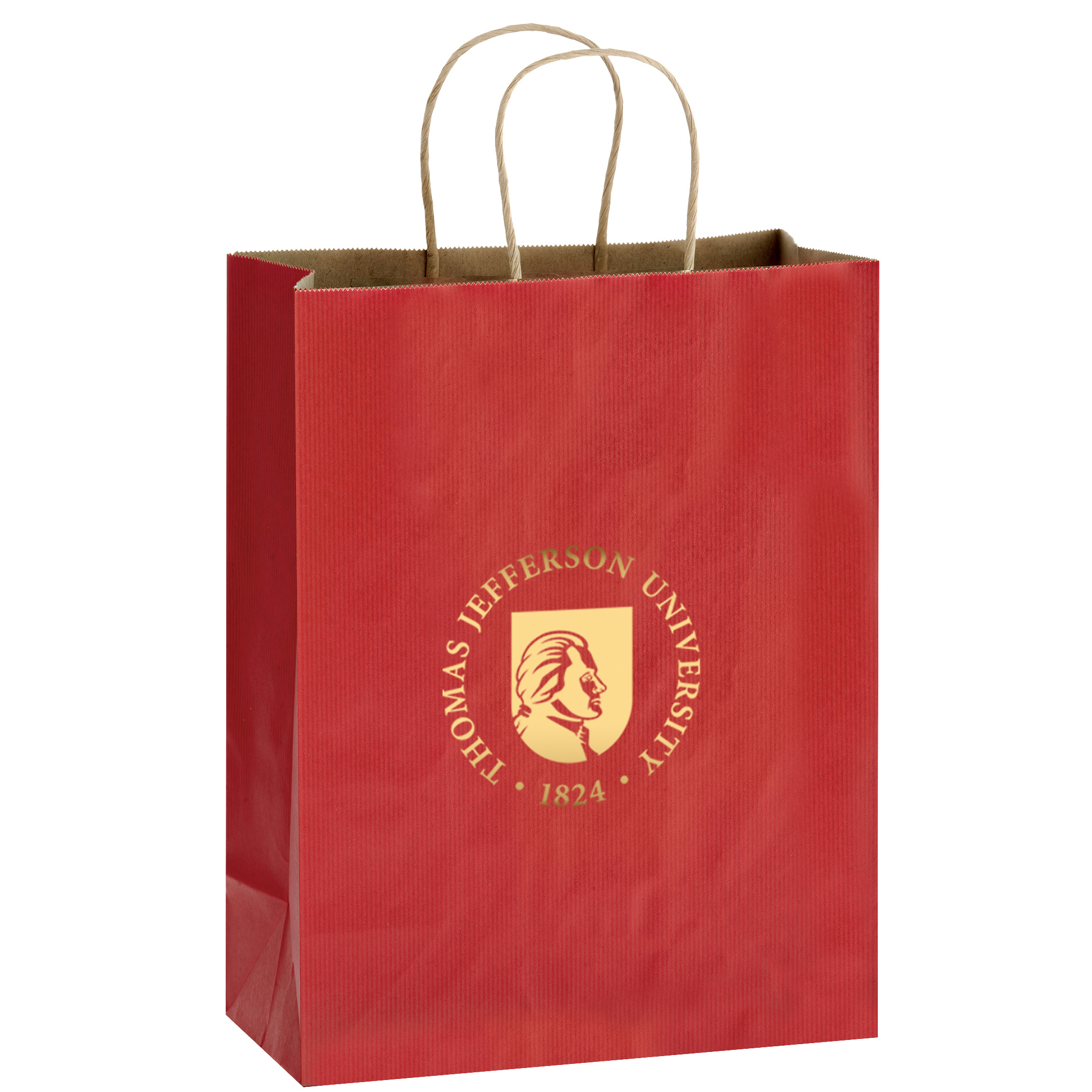 Matte Color Paper Shopper with Twisted Paper Handles