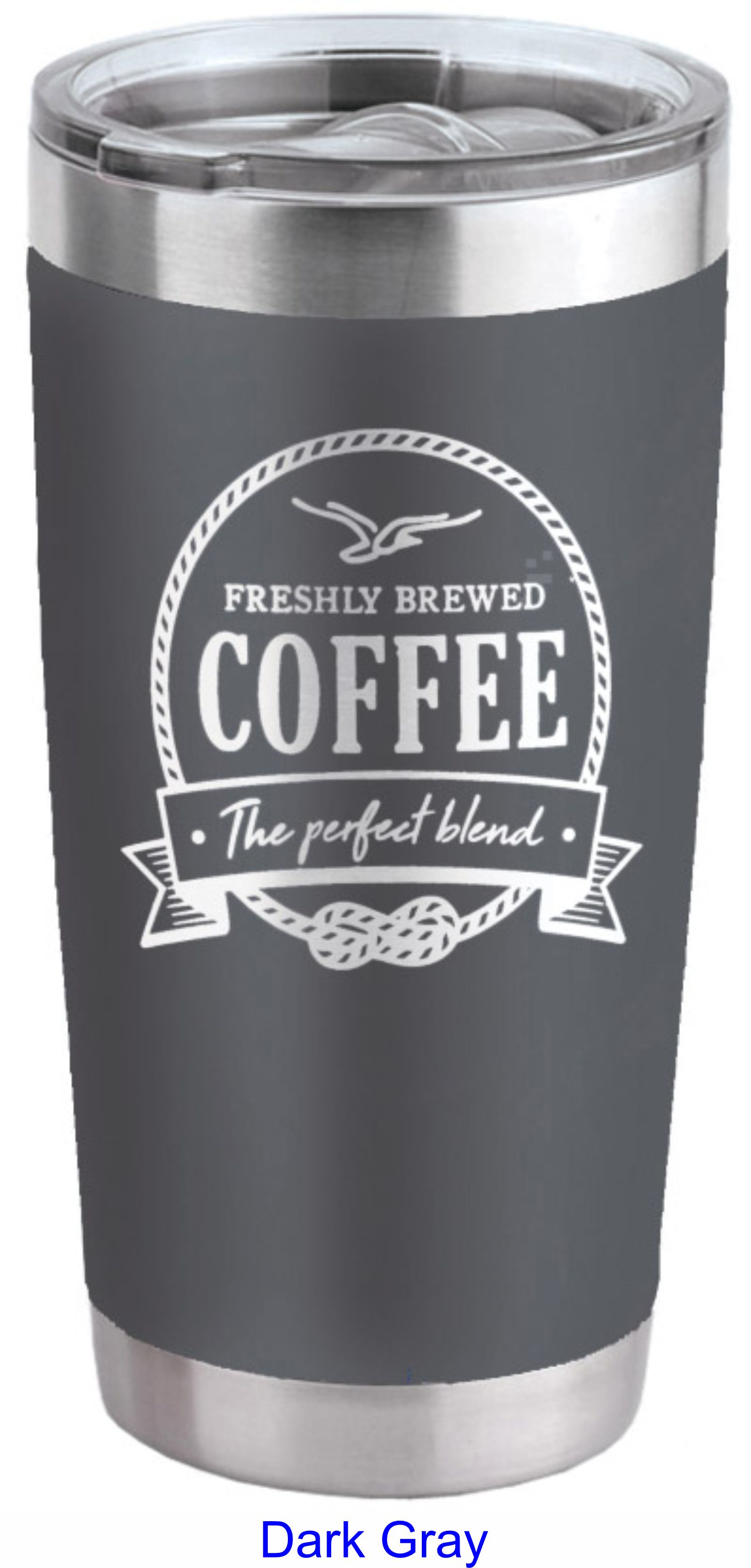 20 Oz. Tahoe Stainless Steel Tumbler w/Slider Lid 8