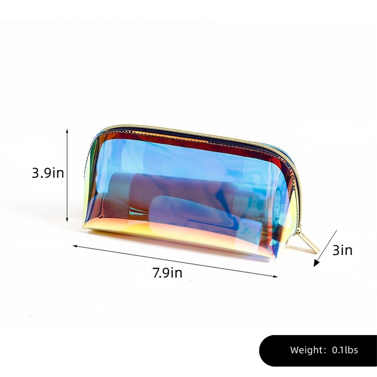 Holographic Makeup Bag Iridescent Pouch 5