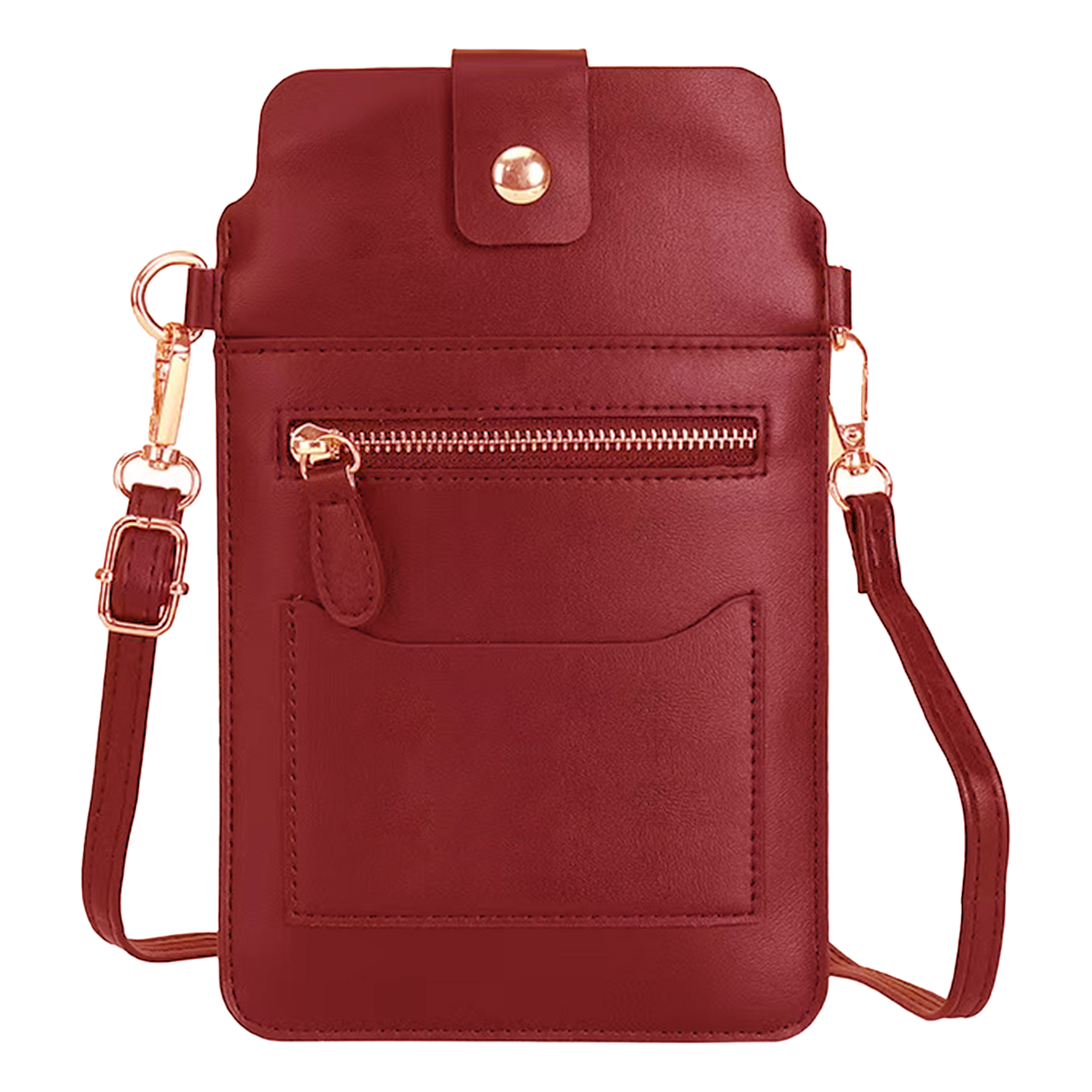 Polyurethane Customizable Multifunctional Crossbody Bag 3