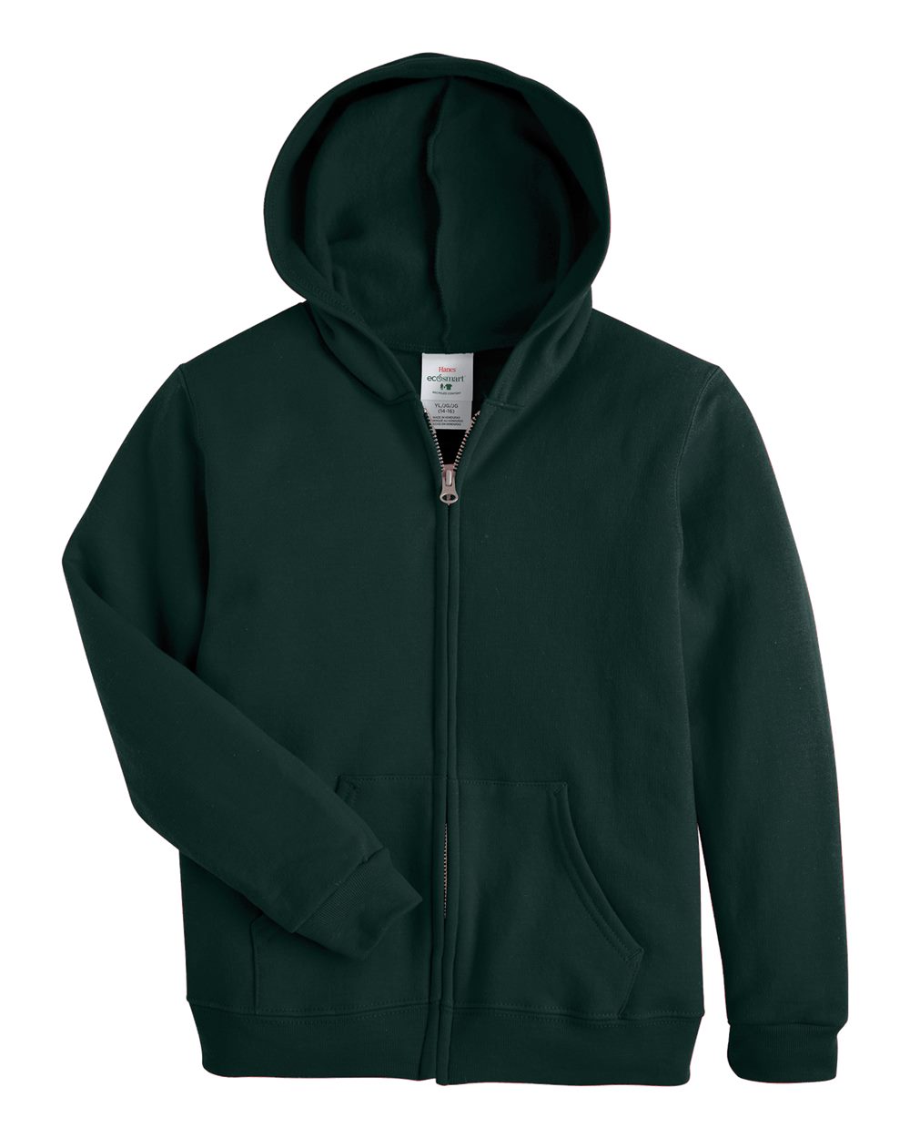 Youth EcoSmart® Full-Zip Hooded Sweatshirt - P480 24
