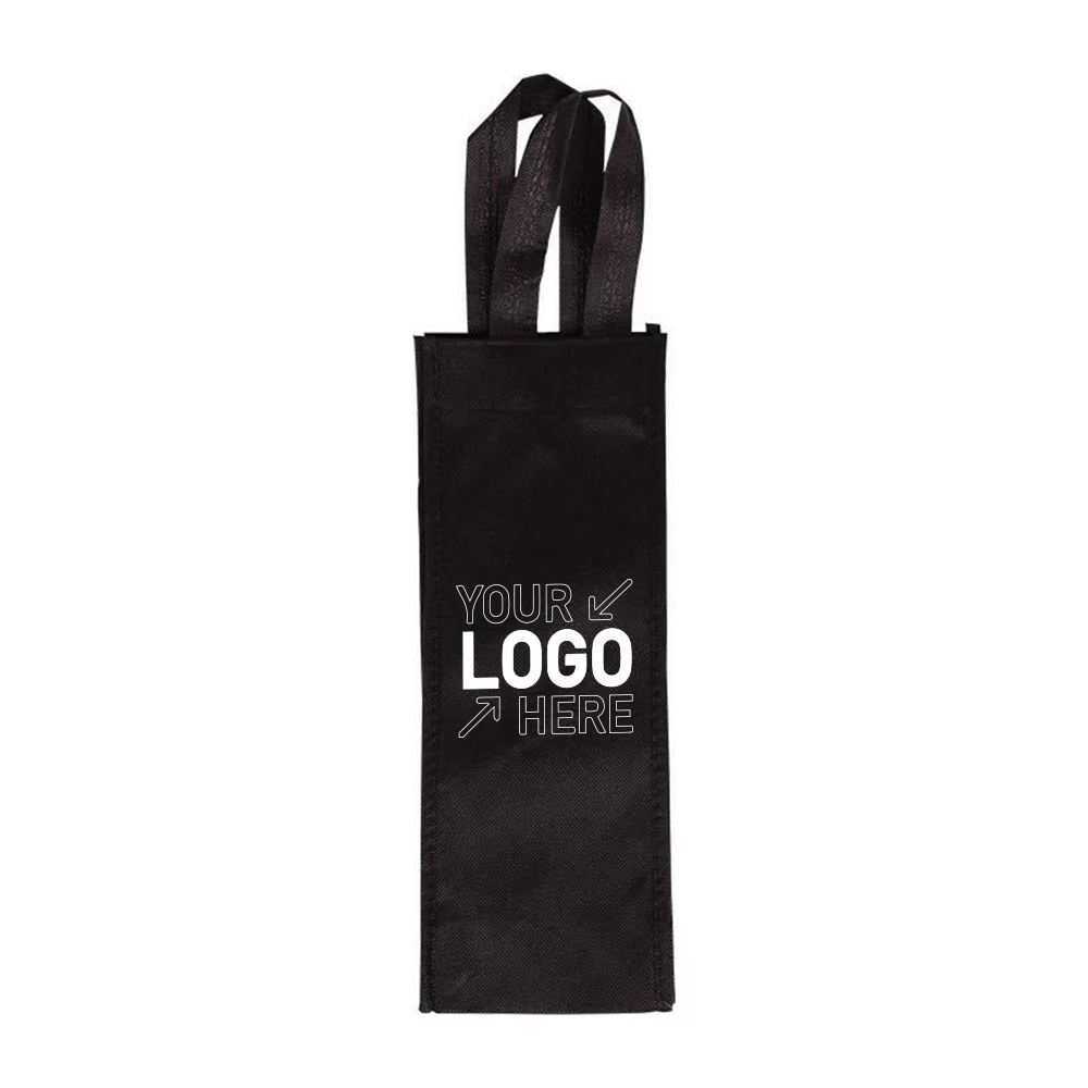 Non Woven Single Bottle Wine Tote Bag 4