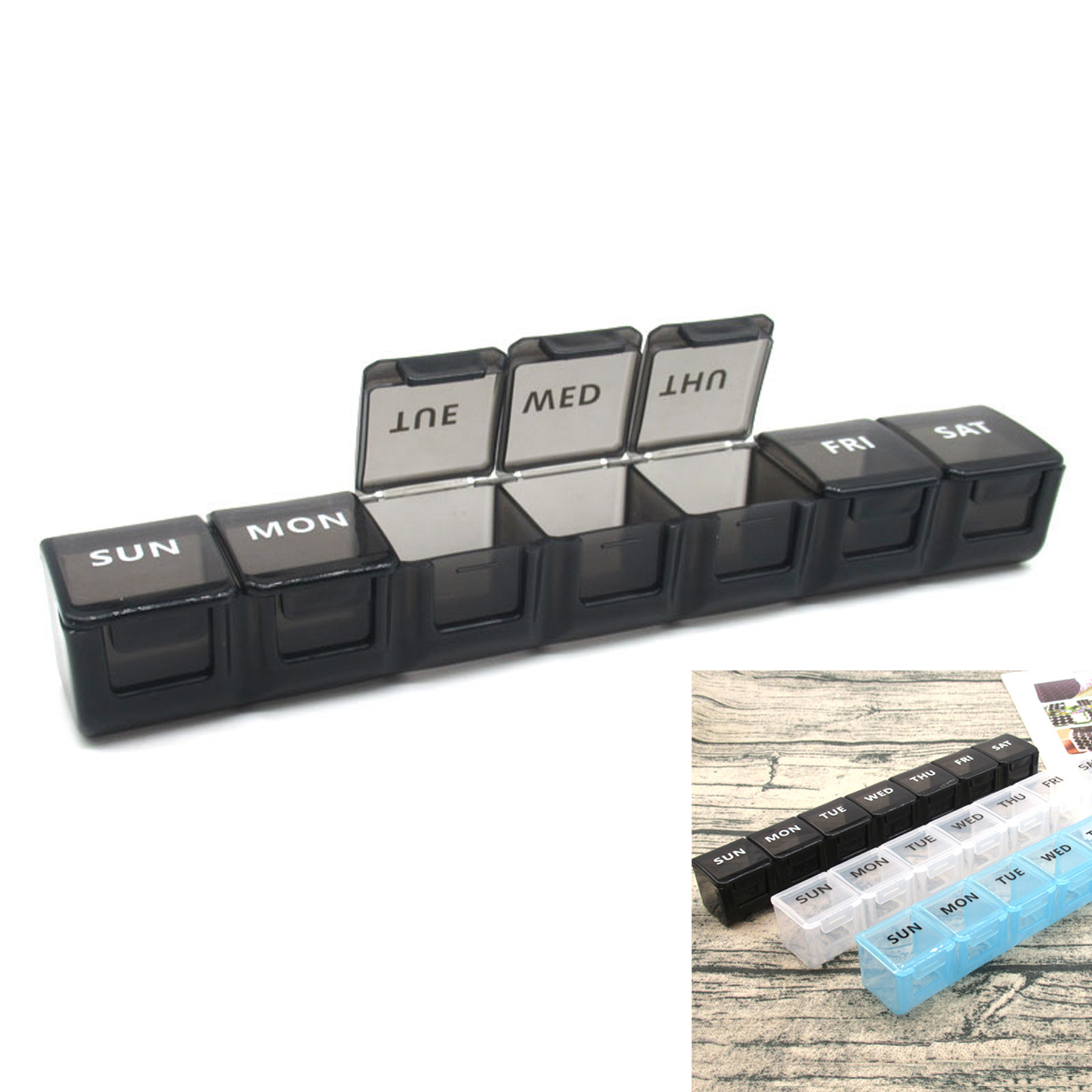 Weekly 7-Day Pill Organizer 2