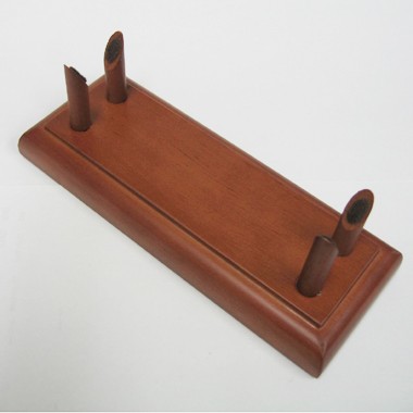 4 PEG SOLID OAK KALEIDOSCOPE STAND 2