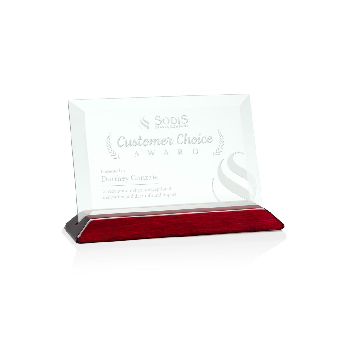 Embassy Award - Jade/Rosewood (Horiz) 8