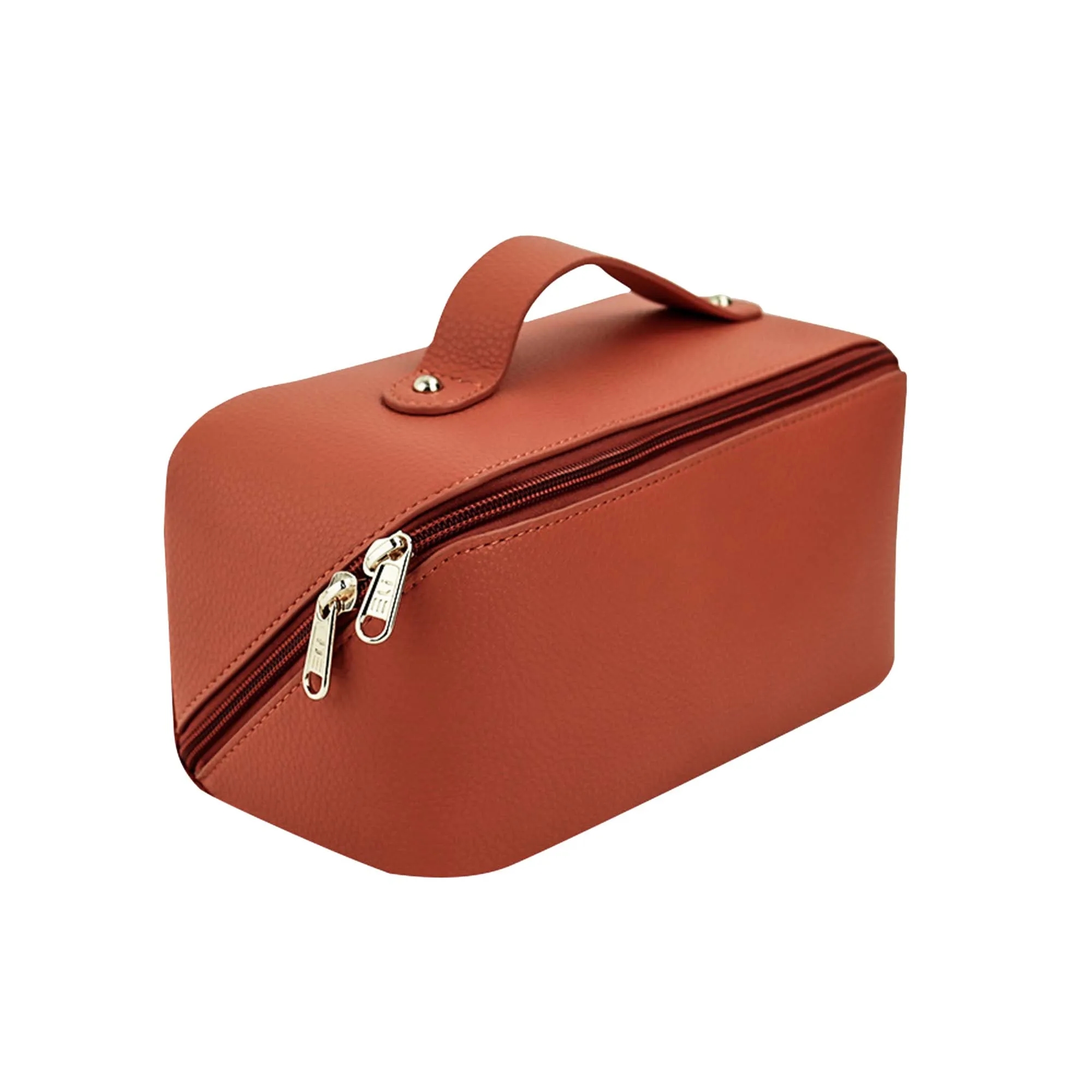 Large Capacity PU Leather Makeup Toiletry Bag 4