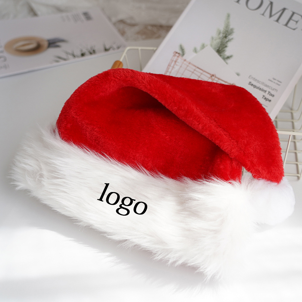 Plush Christmas Santa Hat 1