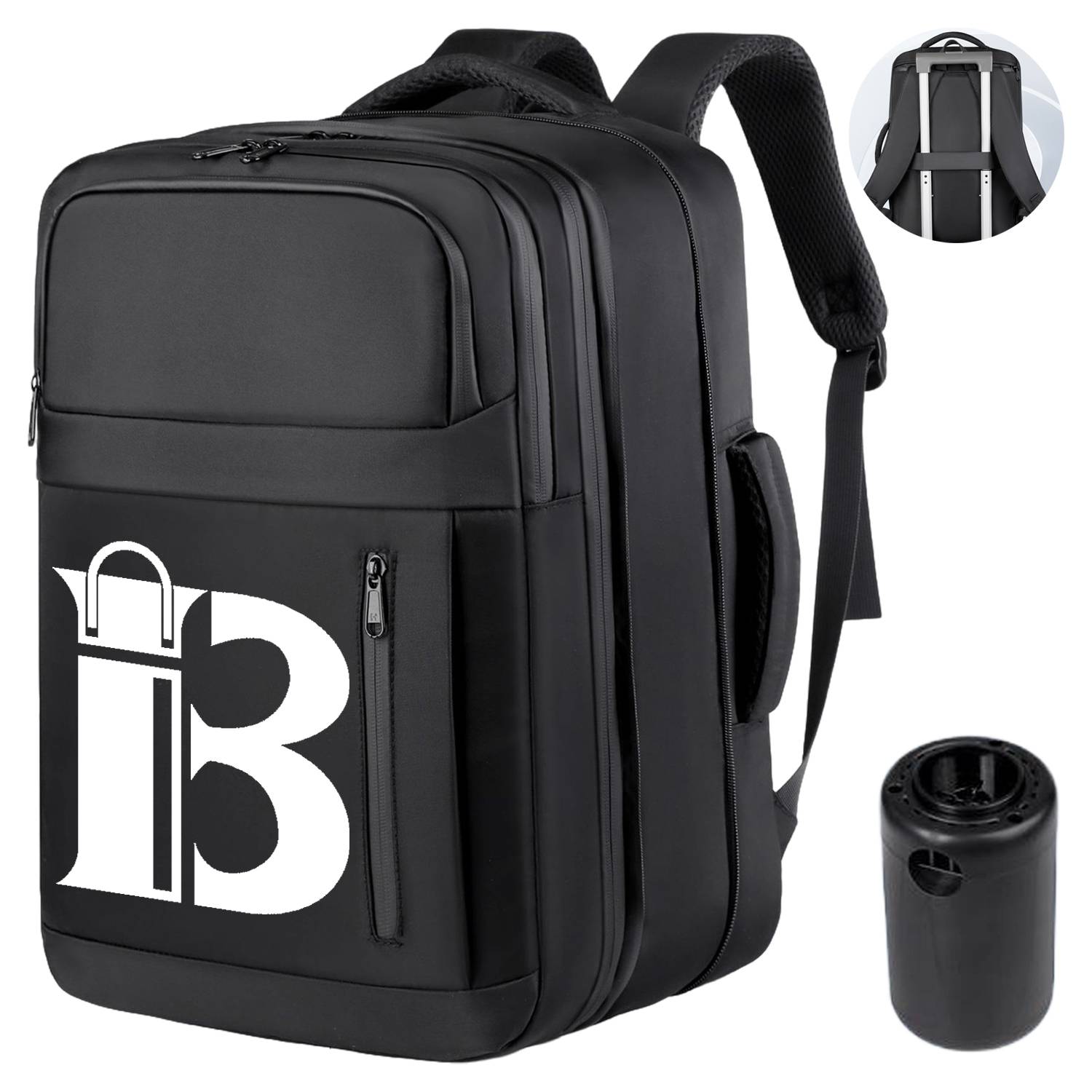 30L Vacuum Compression Oxford Travel Backpack 2