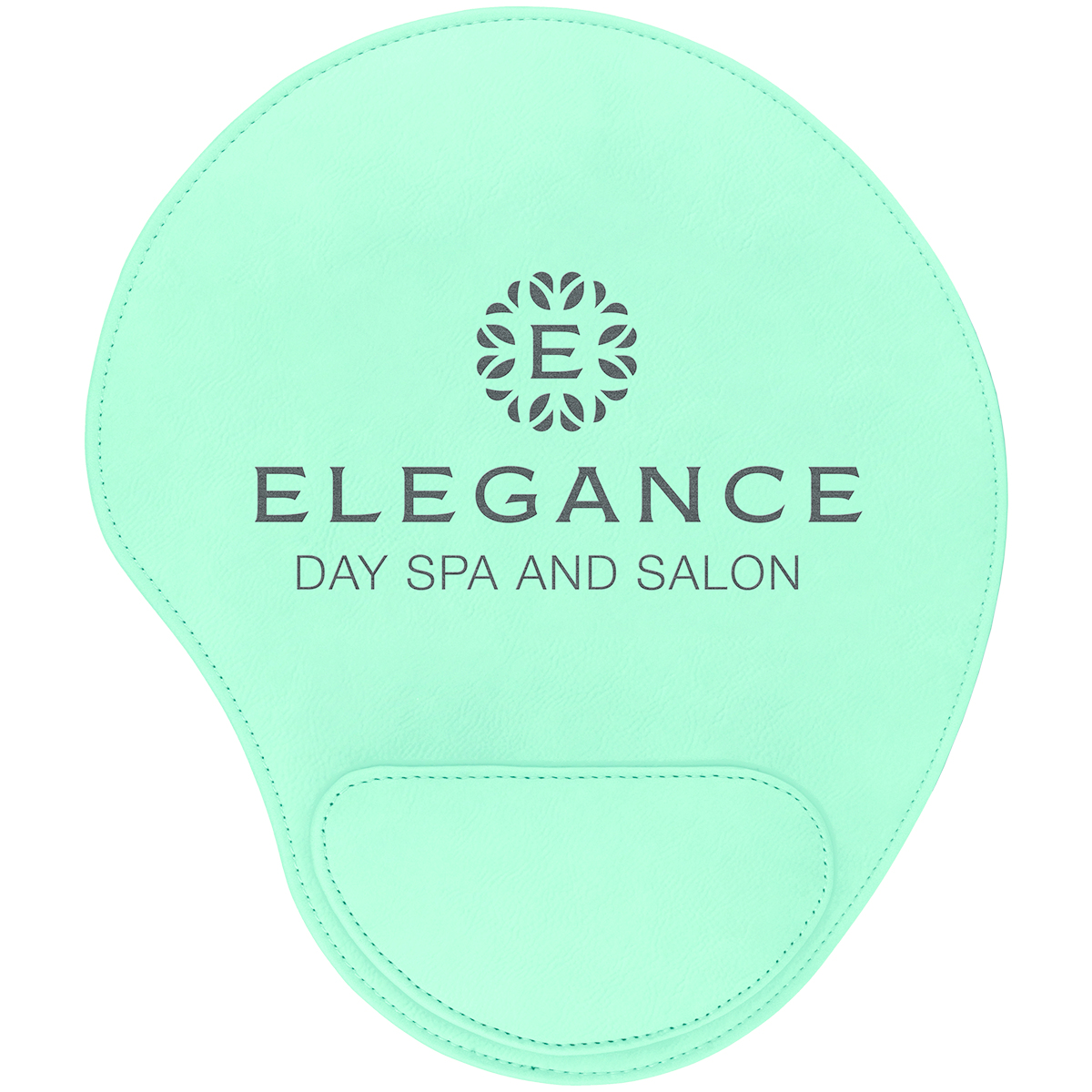 Teal Leatherette Mouse Pad