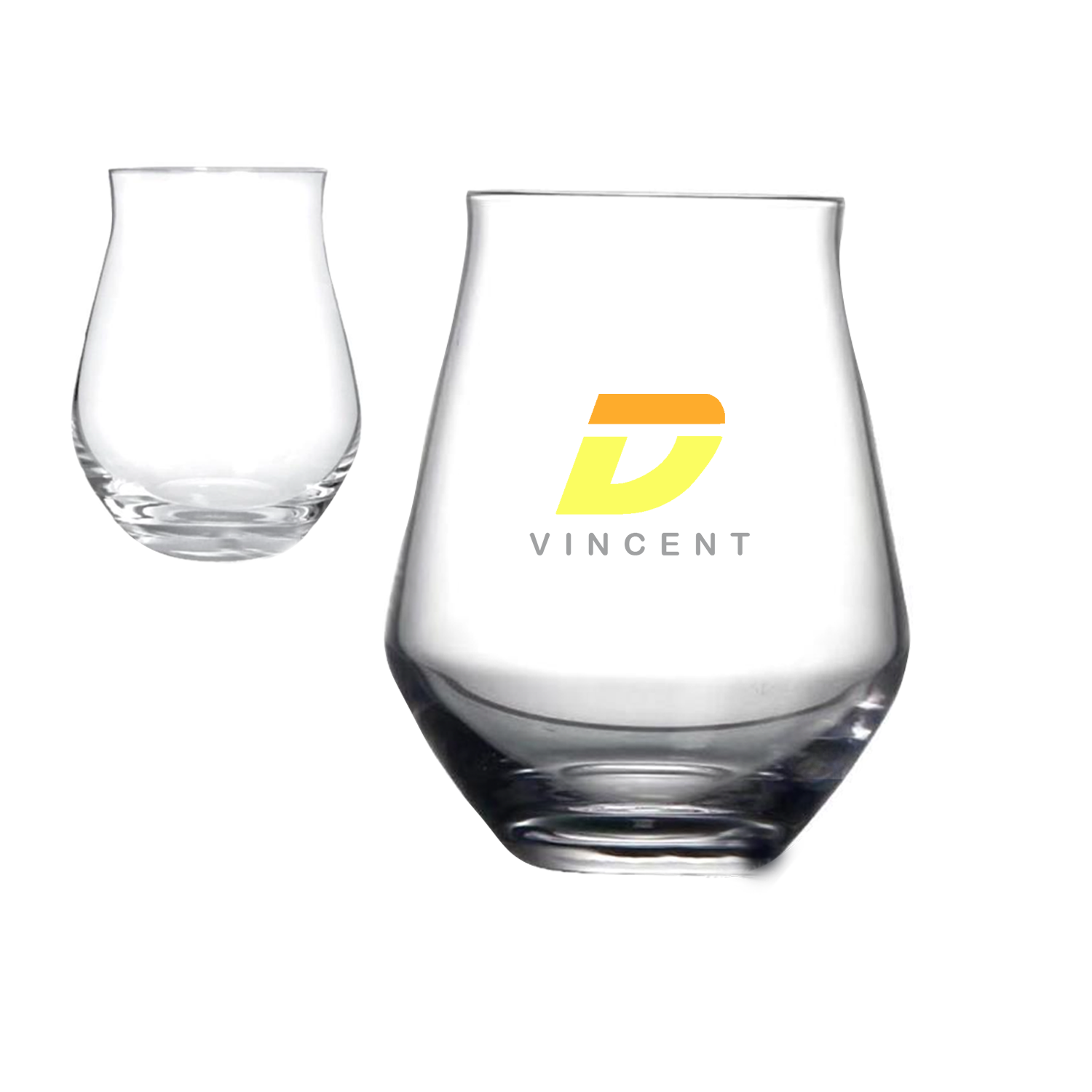 12 Oz. Stemless Glass 1