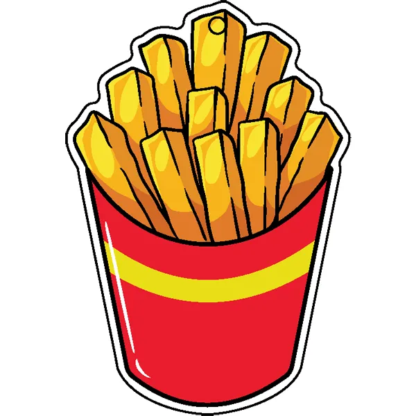 Stock Shape Acrylic Key Tag 1