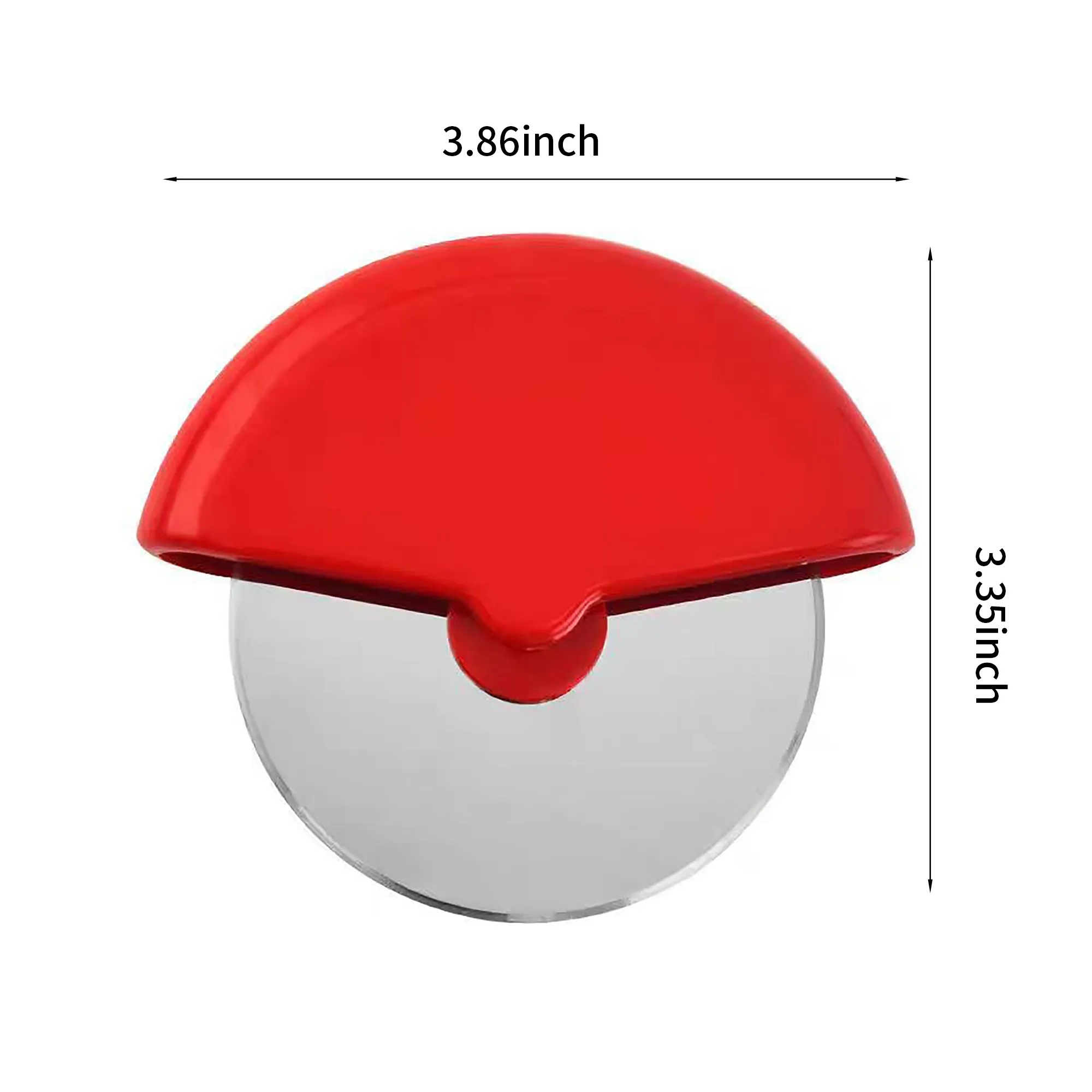 3.86 Inch Pizza Cutter with Comfortable Handle 3
