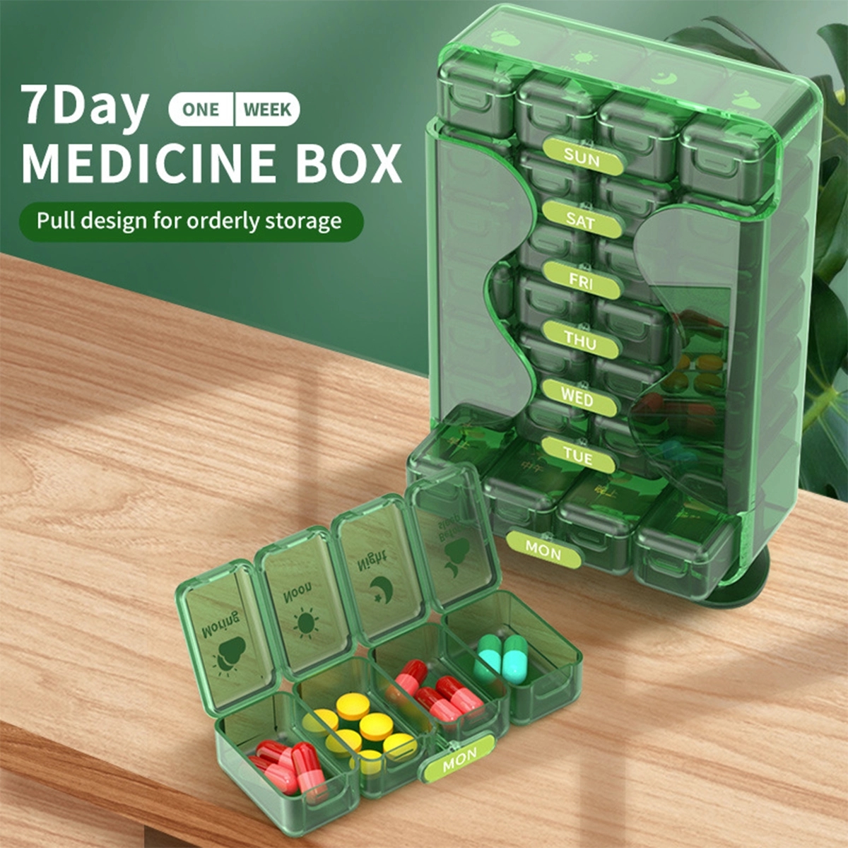 7 Days Pill Organizer 8