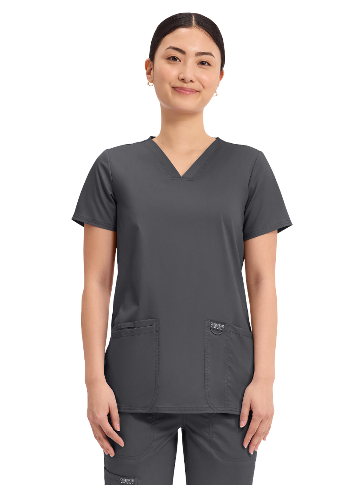 Cherokee - Workwear Revolution - Women's 3-Pocket V-Neck Top 45