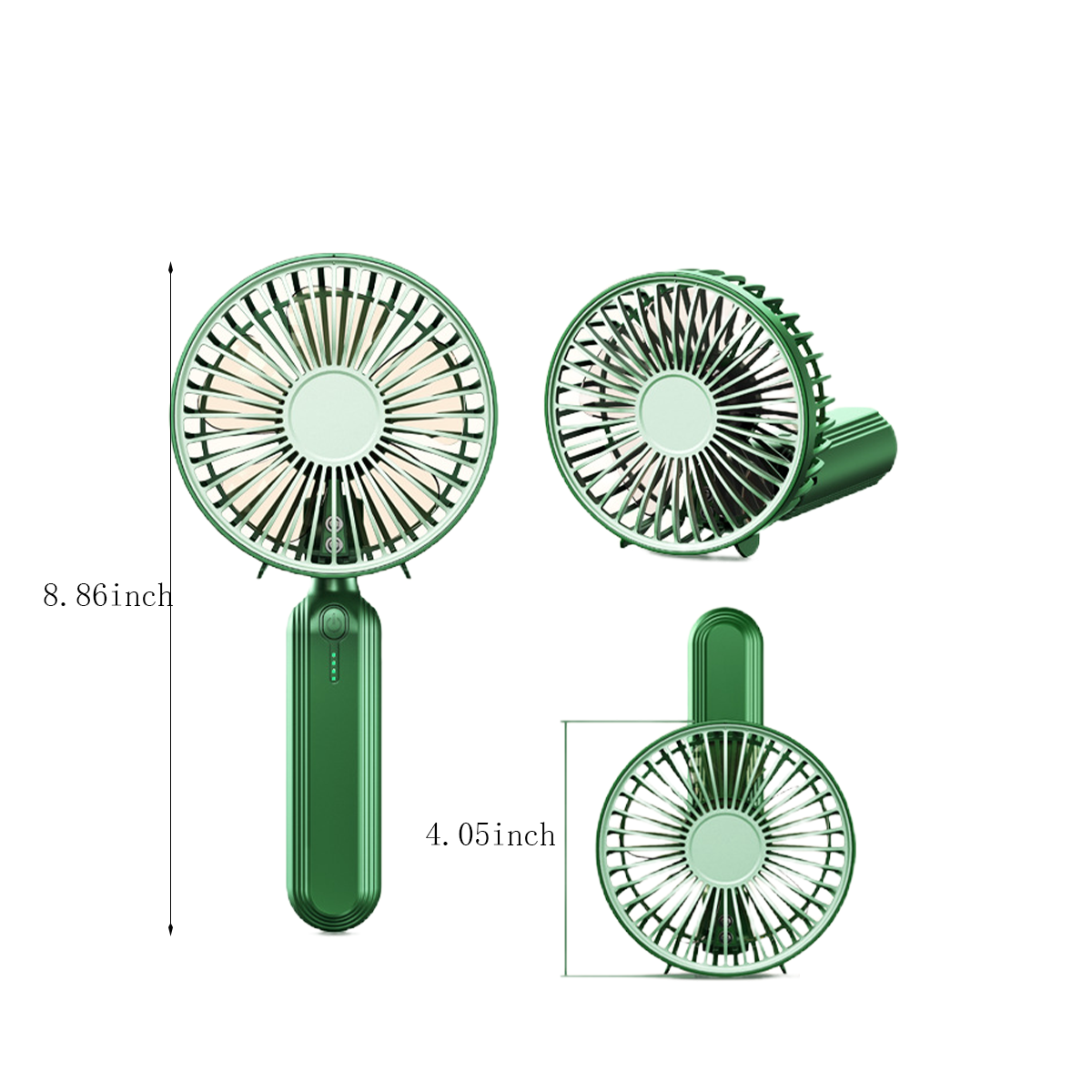 Stylish lightweight durable high-power handheld small fan 2