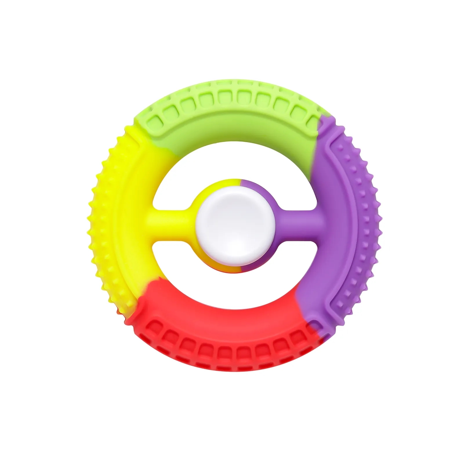 Silicone Fidget Spinner Stress Reliever & Exerciser 2