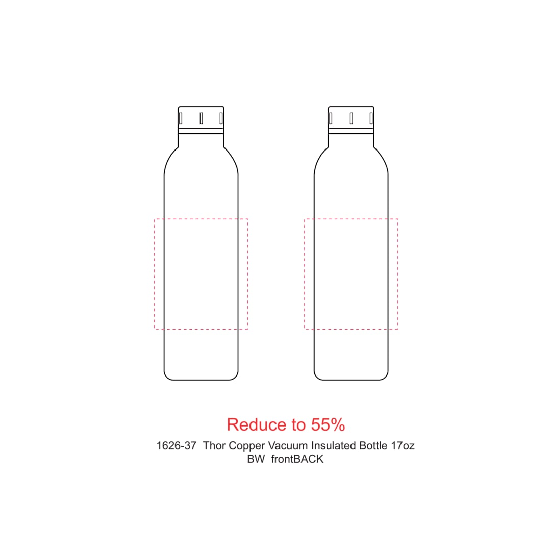 Thor Copper Vacuum Insulated Bottle 17oz 4