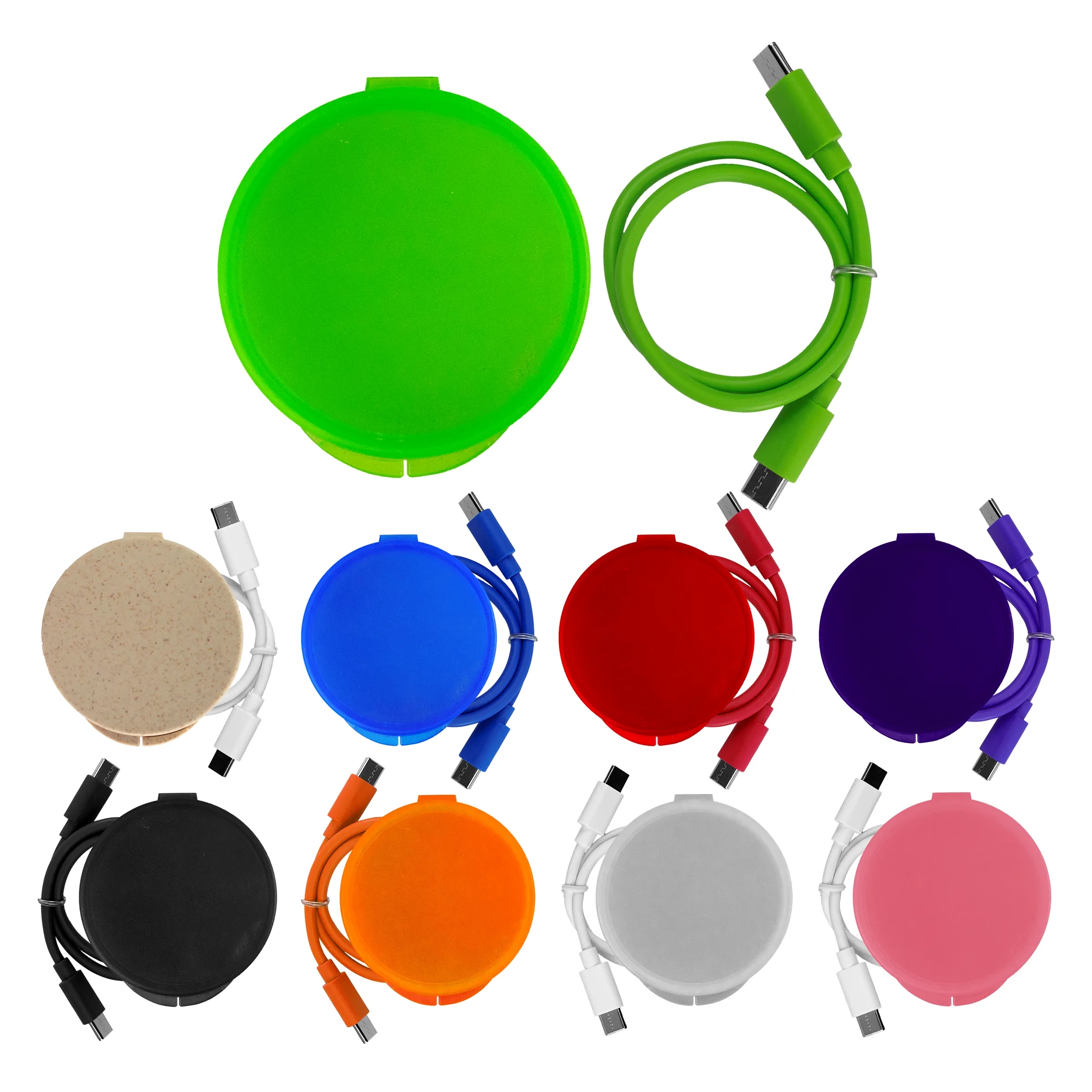 Colorful Round C to C Cable Set 31