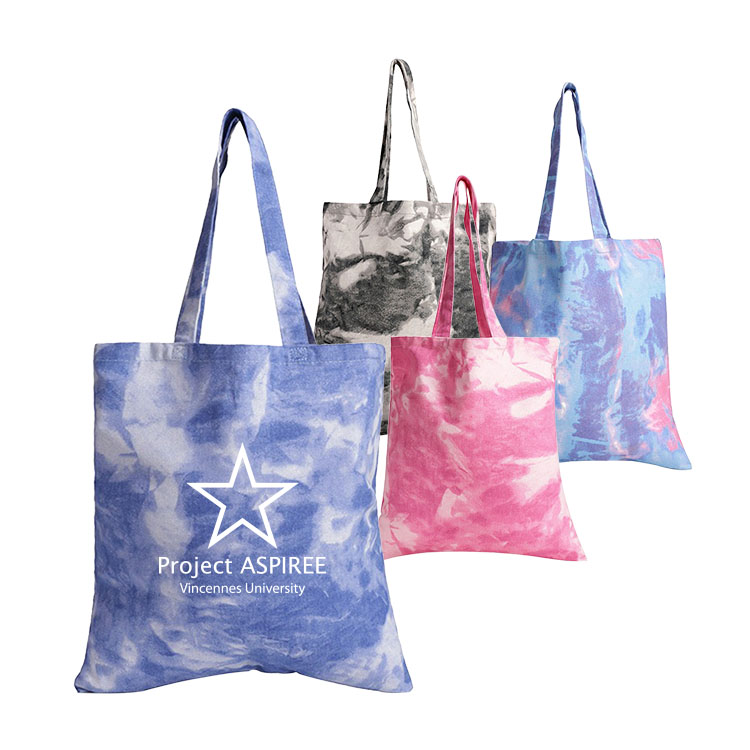 12 oz. 100% Cotton Canvas Heavy Canvas Tie-dye Tote Bag 5