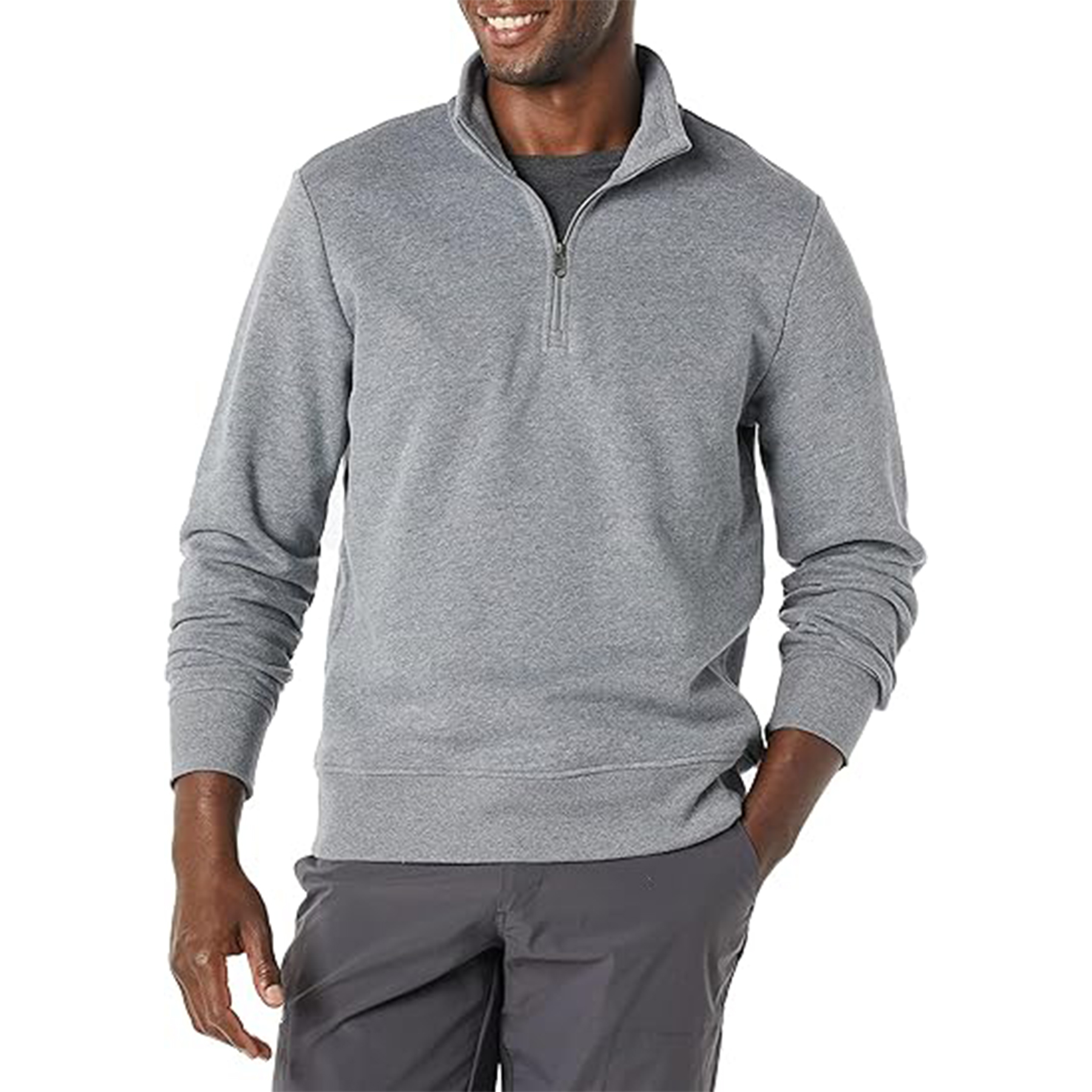 Men Quarter Zip Pullover Sweatshirt, custom hoodie or sweatshirt with logo imprint 19
