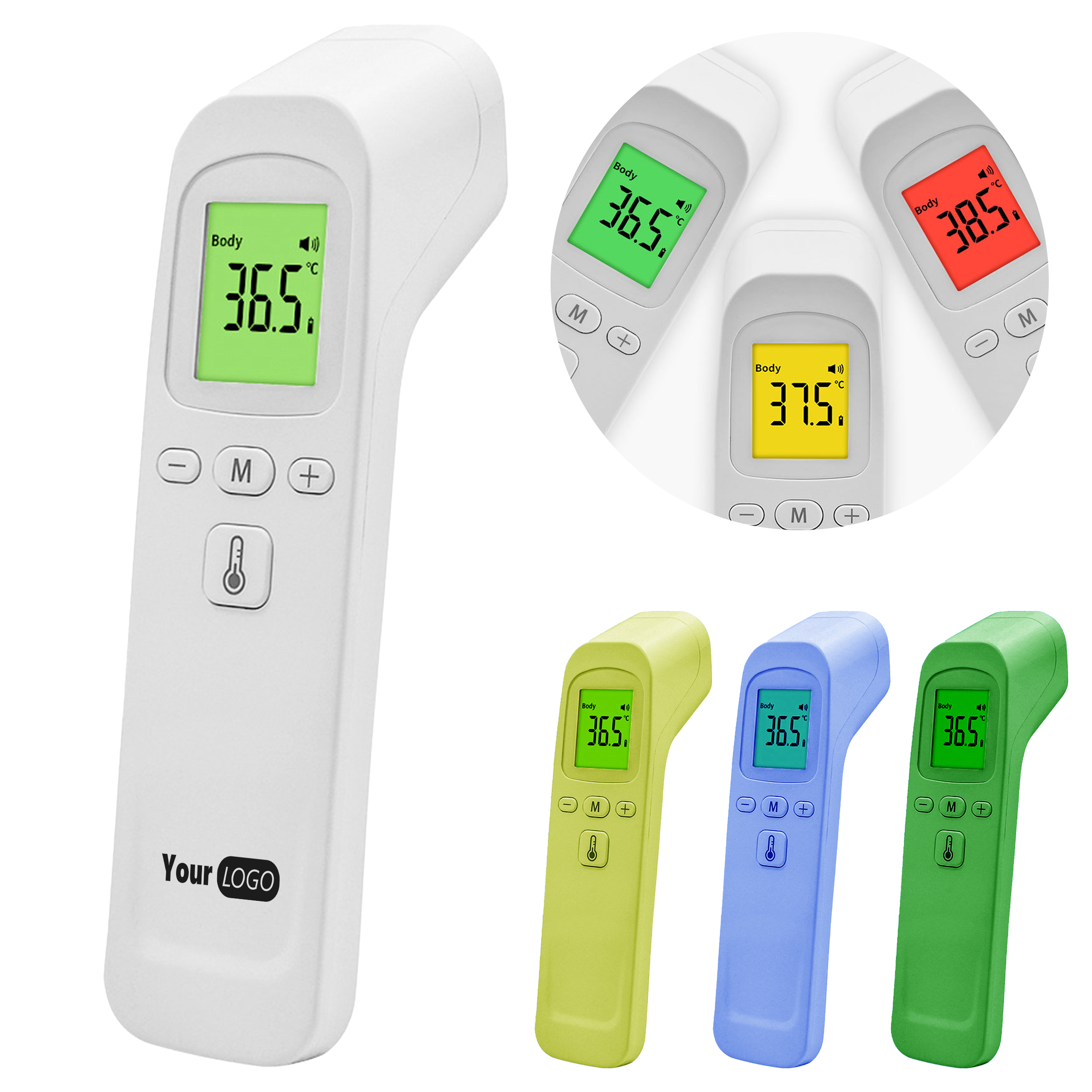Plastic Hand Held Thermometer Gun 3