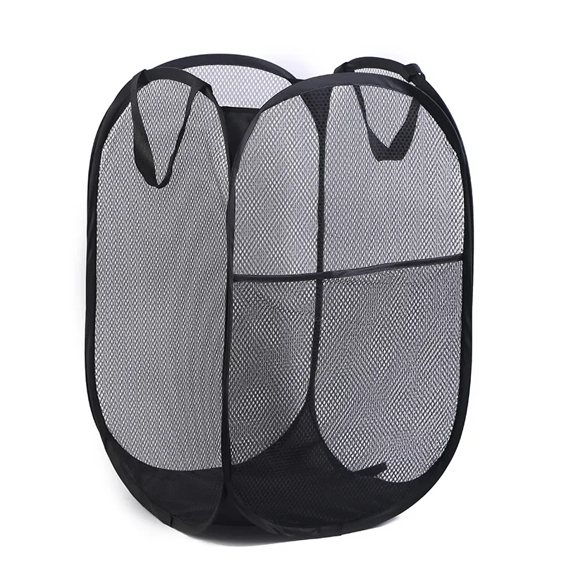 Mesh Laundry Hamper with Handles 3