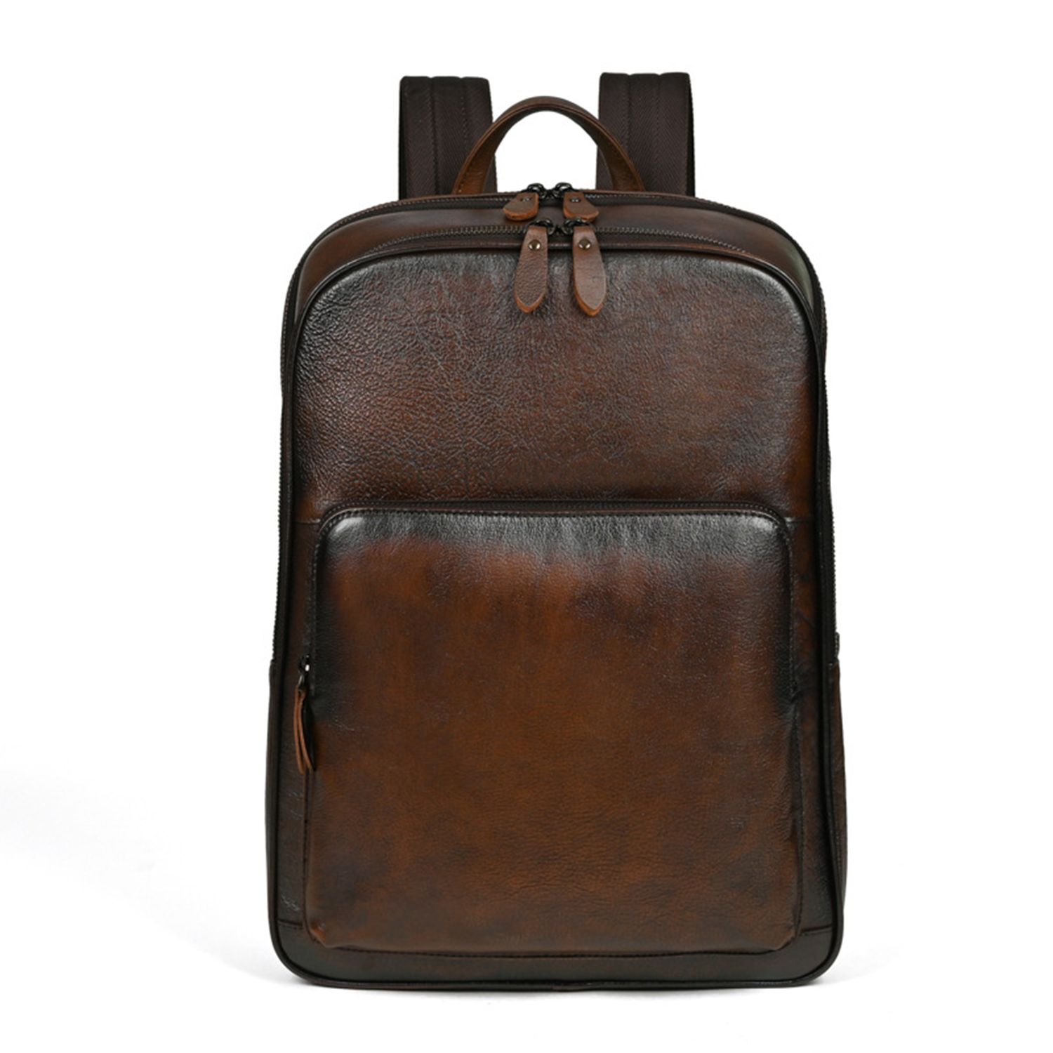 Large Capacity Vintage Genuine Leather Backpack 6
