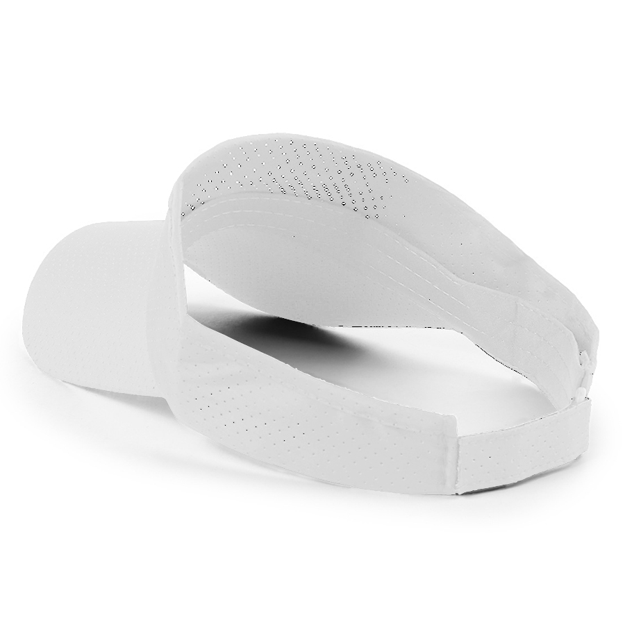 Stock Solid Color Perforated Polyester Visor 26