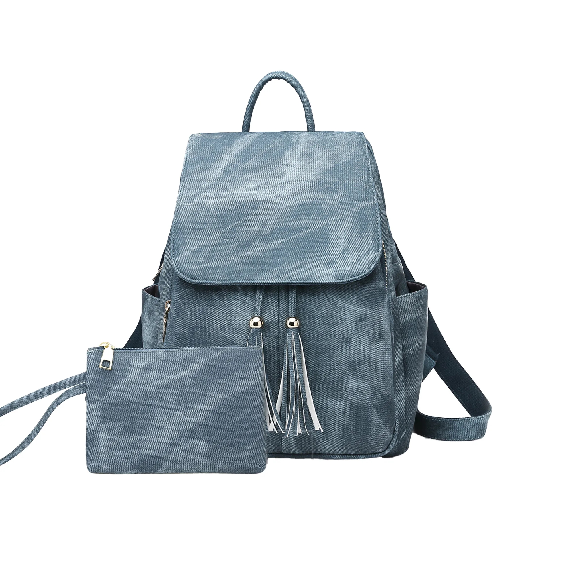 PU Leather Tassel Backpack 6