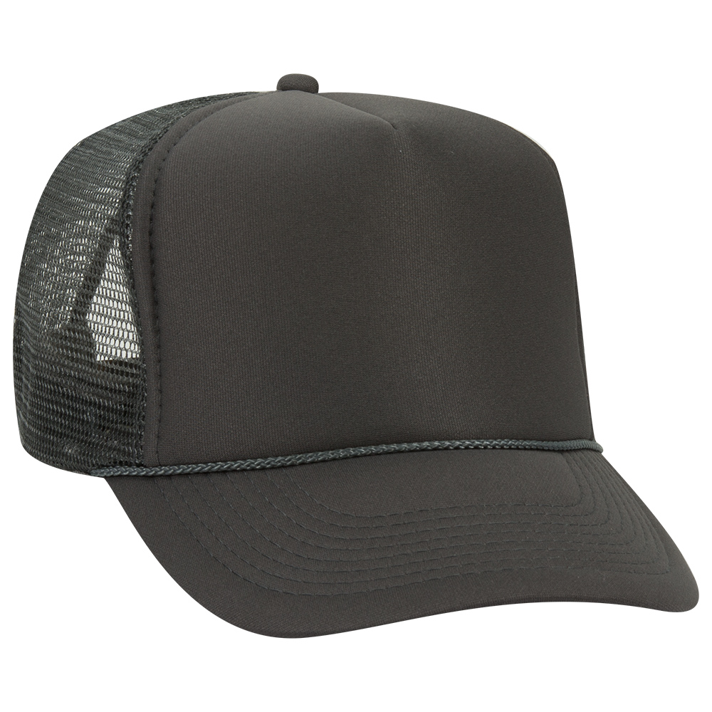 OTTO CAP® 5 Panel High Crown Mesh Back Trucker Hat 14