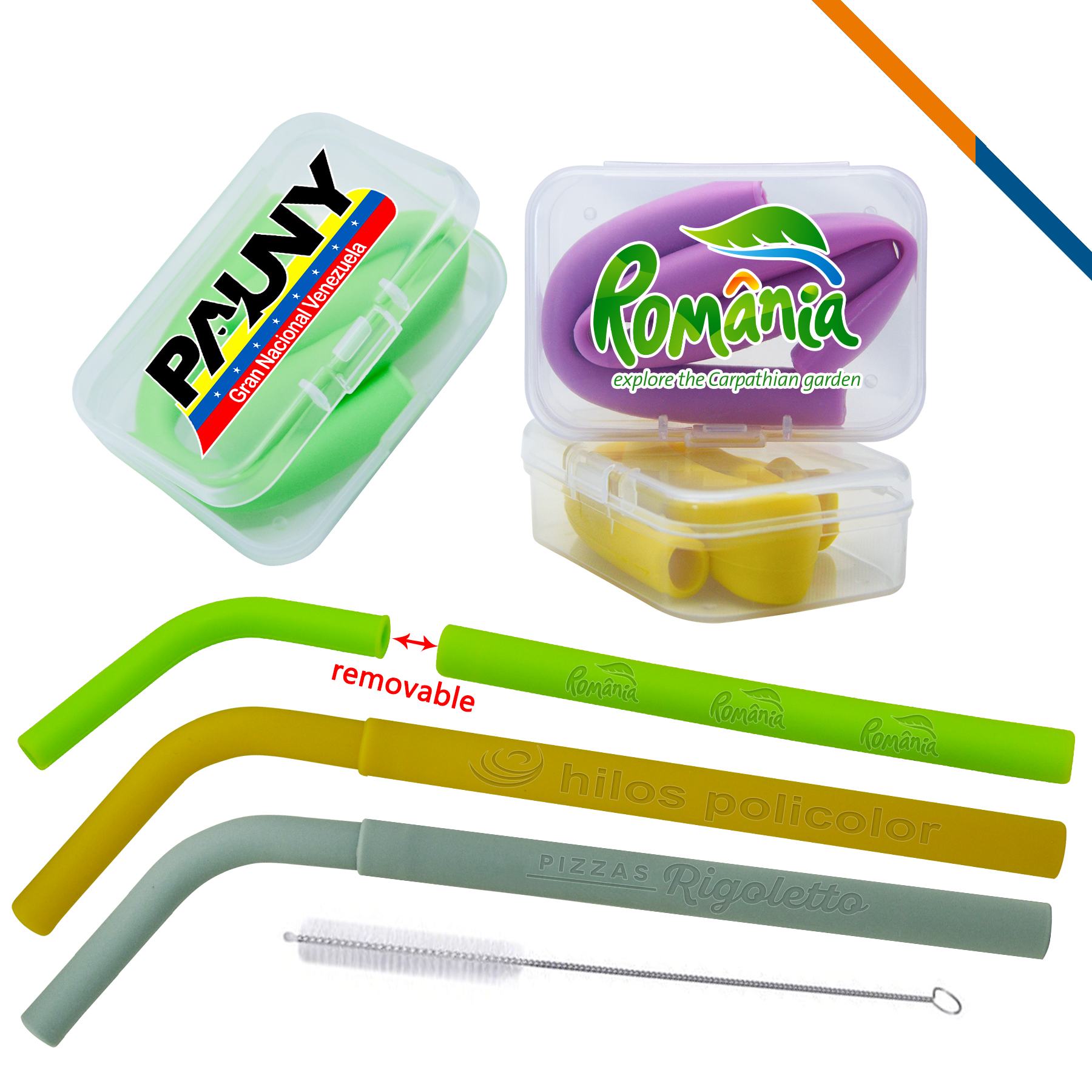 Omega Silicone Straws 3