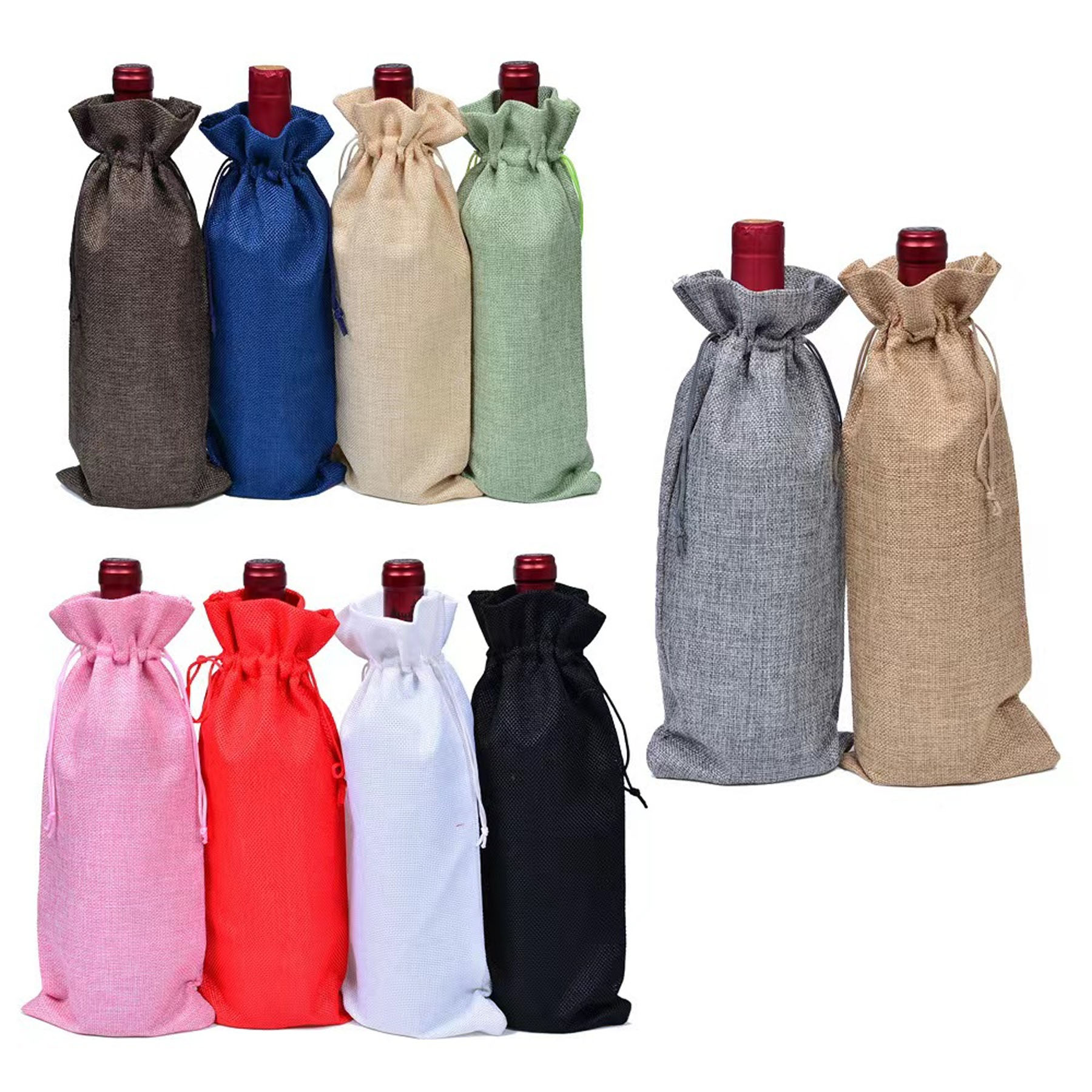 Wine Bottle Bag With Drawstring 5