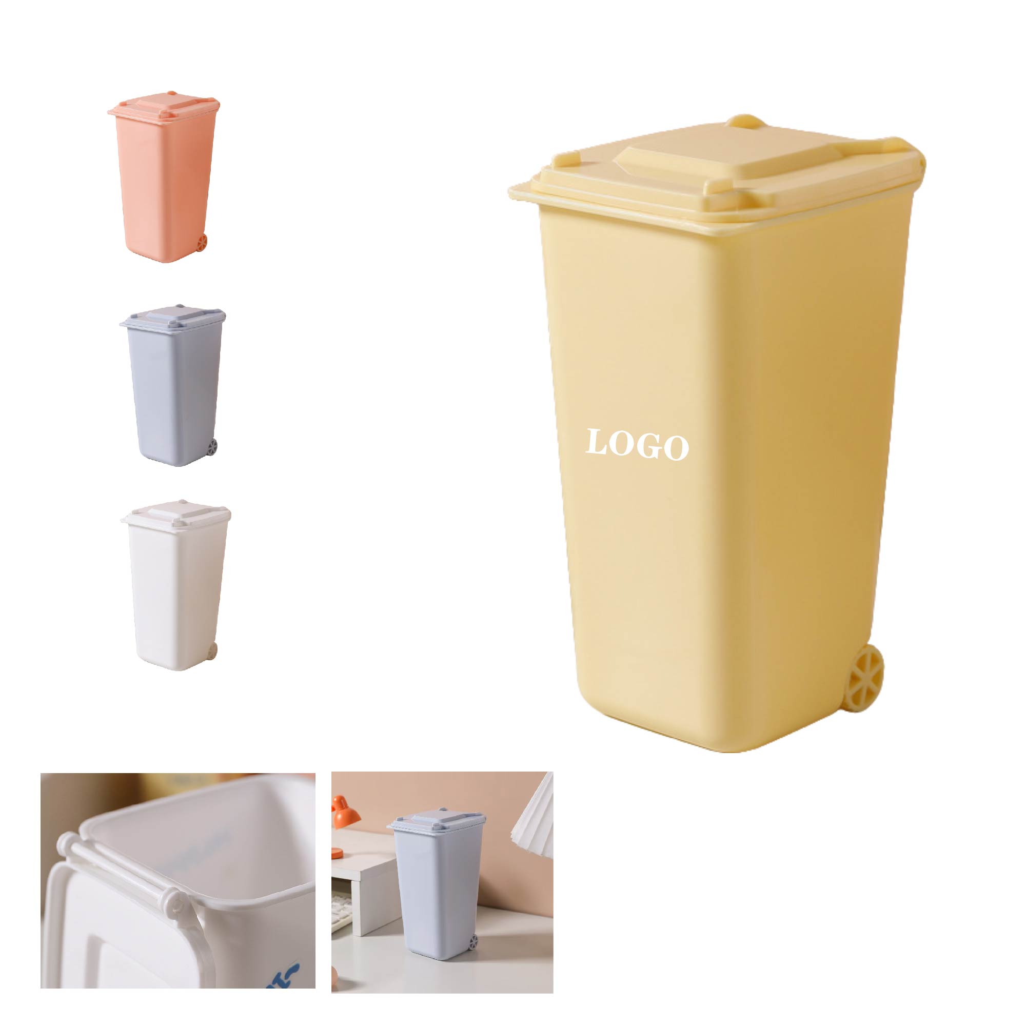 MOQ 10 pcs Desktop Trash Can 2