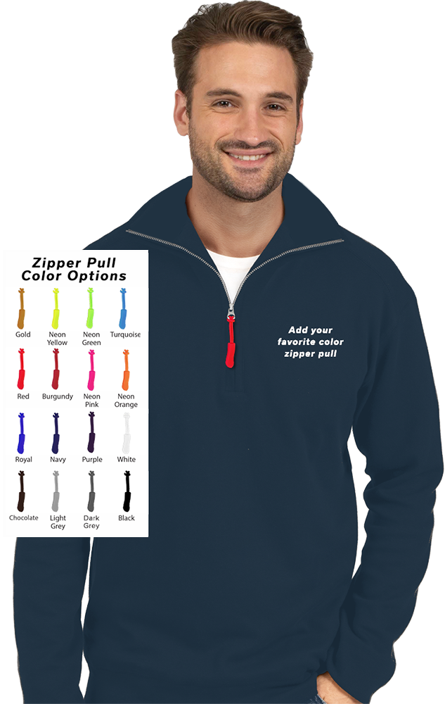 Custom Zipper Pull 1/4 Zip Pullover, custom hoodie or sweatshirt with logo imprint 8