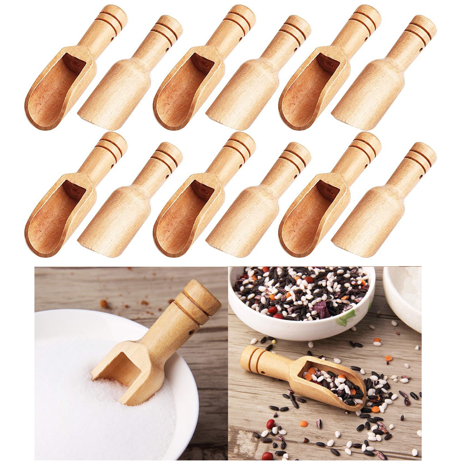Mini Bamboo Wooden Spoon 3