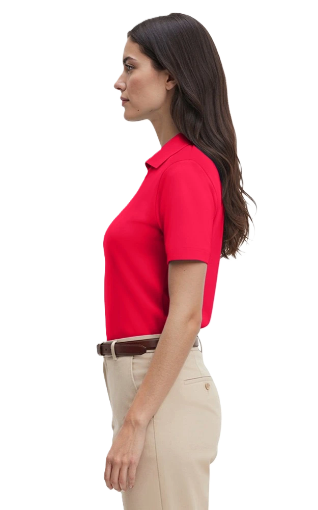 Ladies' Superblend V-Neck Polo 44