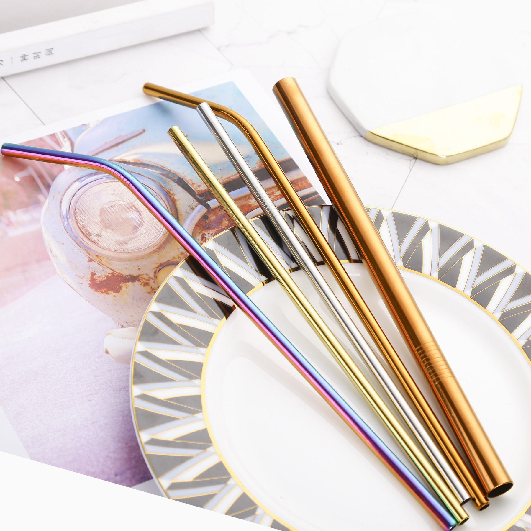 Reusable Stainless Steel Straws 2