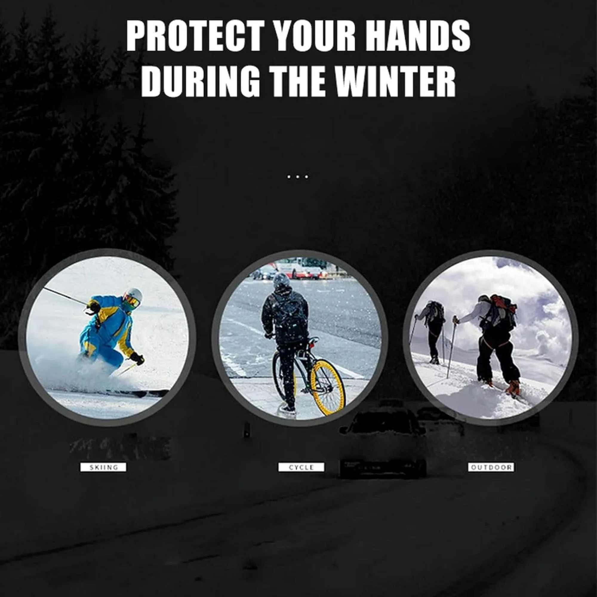 Winter Slip Resistant And Warm Outdoor Sports Gloves 2