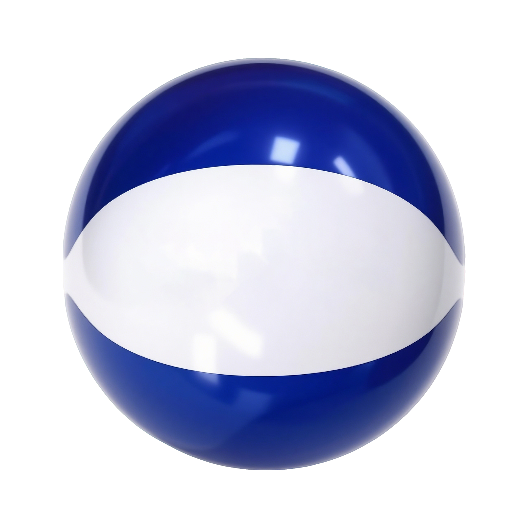 12'' Inflatable Two-Color Beach Ball 7