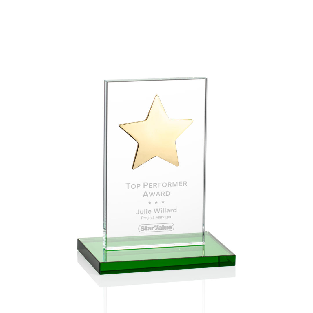 Dallas Star Award - Green/Gold 3