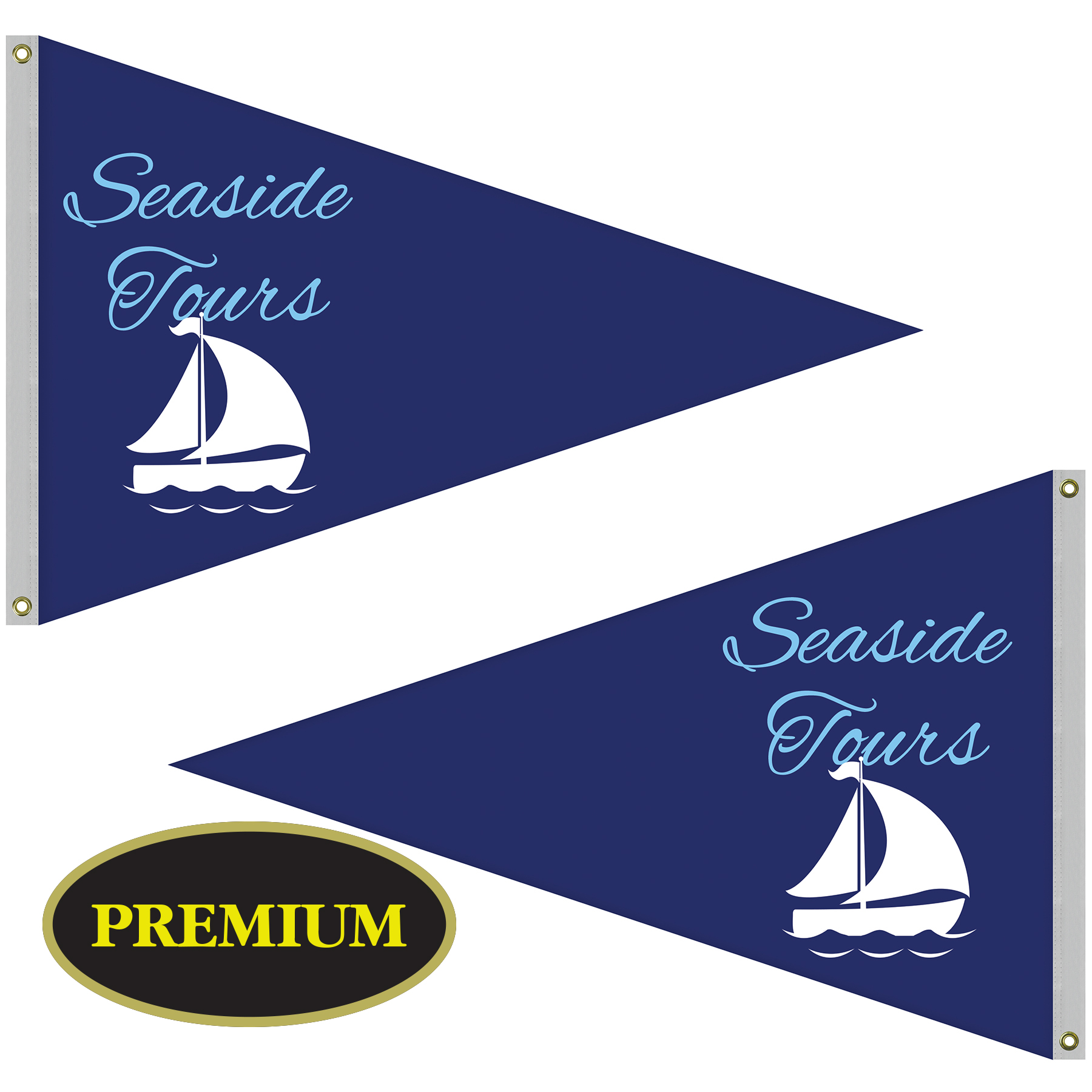 4' x 6' Double Sided Knit Polyester Pennant 5