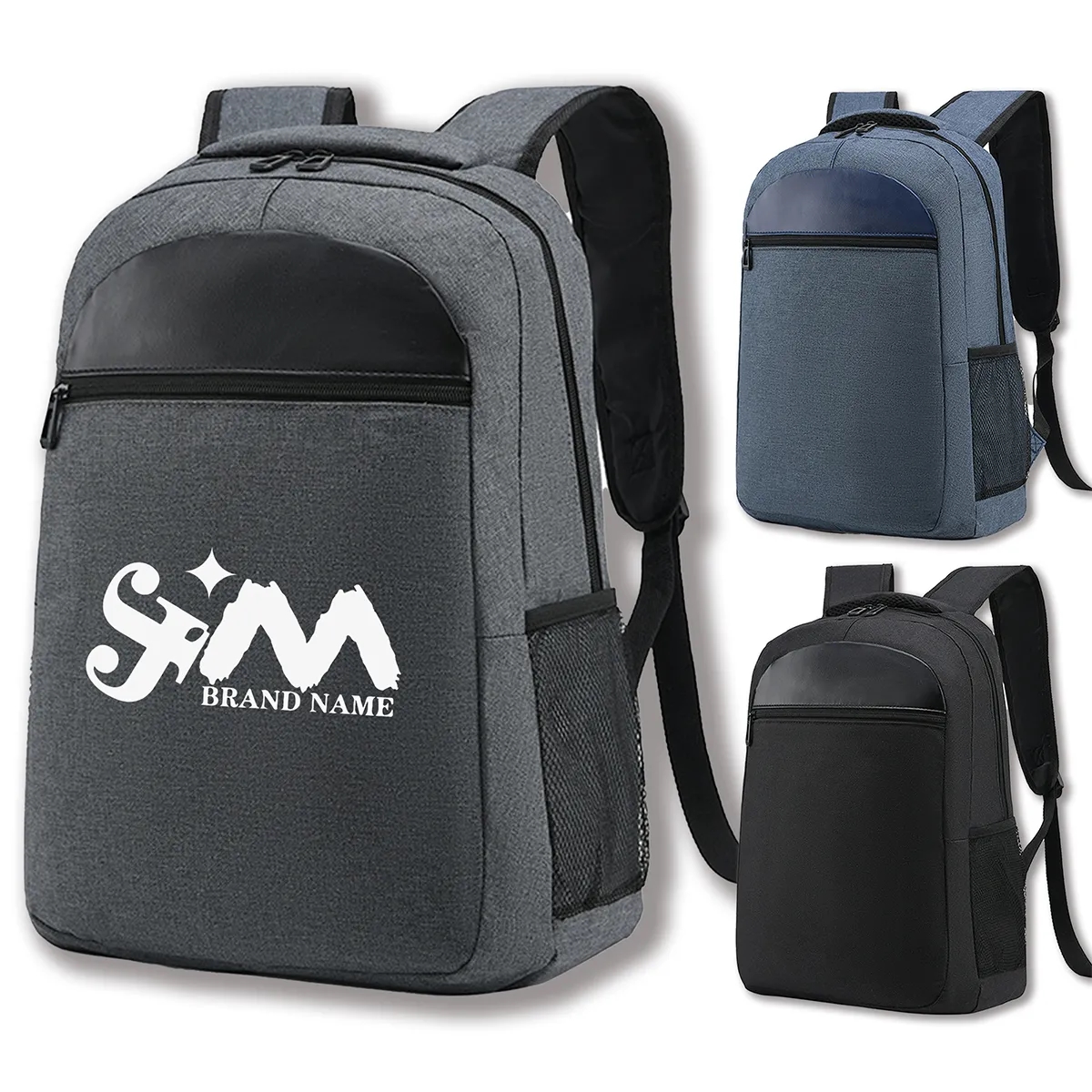 Large Durable Waterproof Business Travel Laptop Backpacks 3