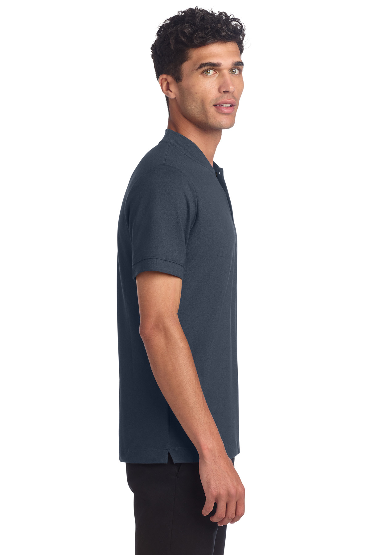 Mercer+Mettle Stretch Pique Henley MM1008 54