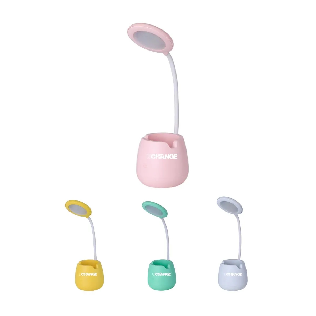 USB Rechargeable LED Desk Lamp With Pen Holder 2