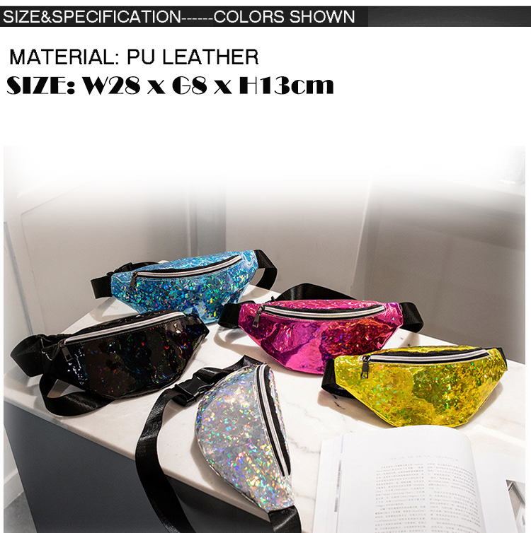 Hologram PVC Waist Fanny Laser Shiny Bag 2