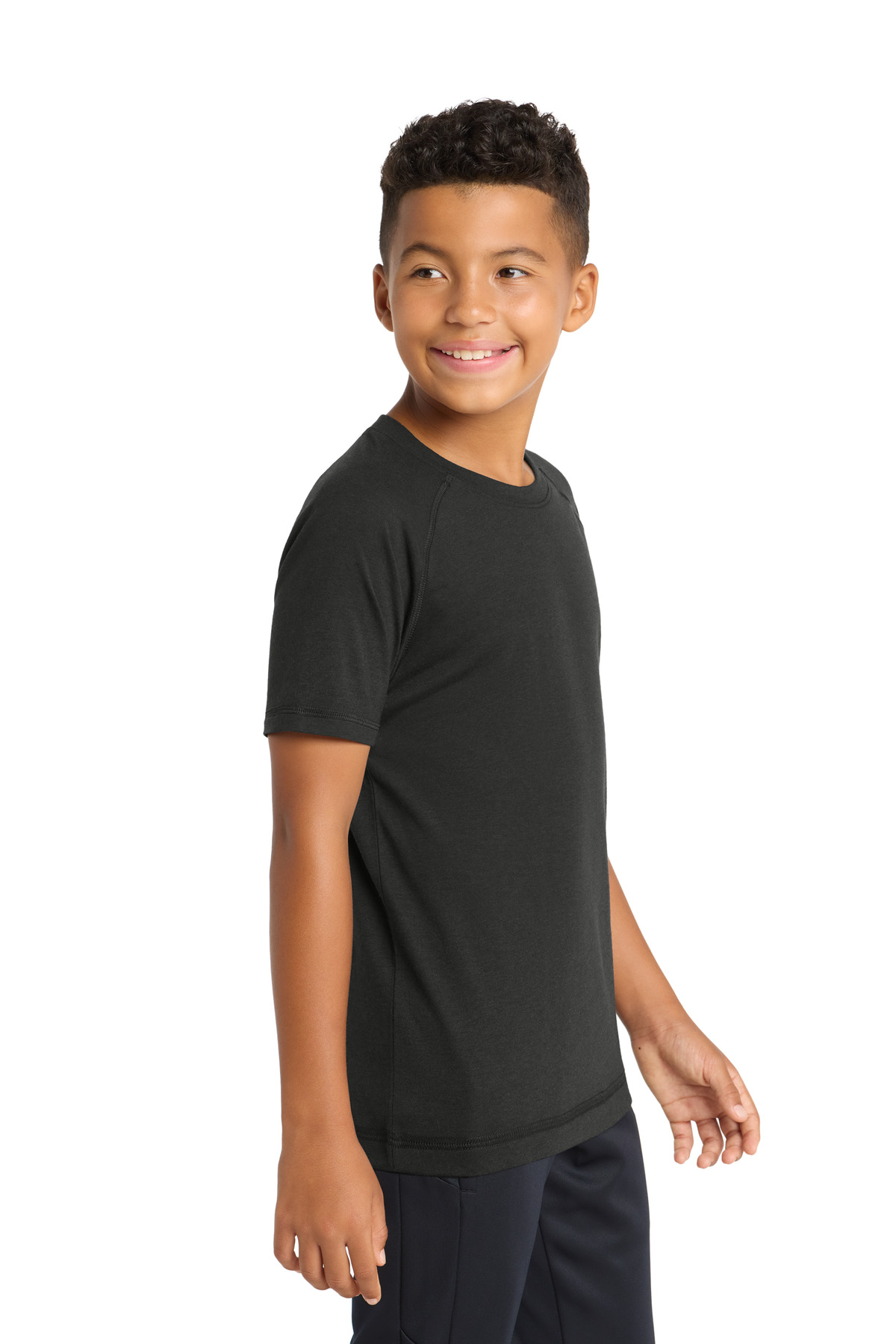 Sport-Tek Youth PosiCharge Tri-Blend Wicking Raglan Tee. YST400 26