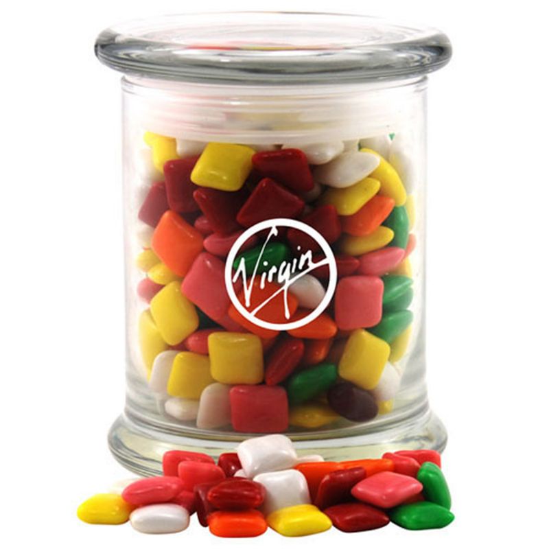 Jar with Mini Chicklets Gum 1