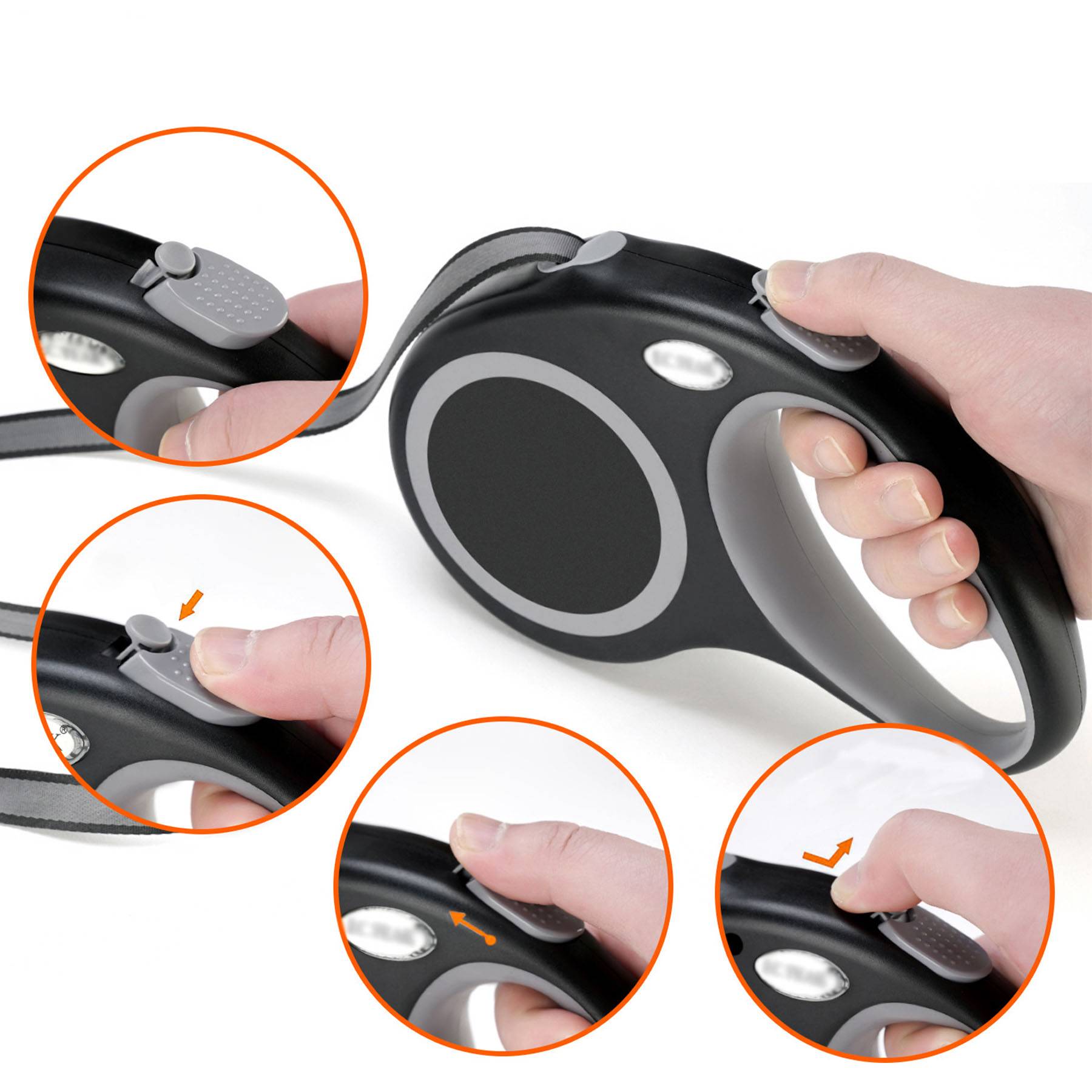 Retractable Ft Heavy Duty Bird Leash Strong Nylon Tape 6