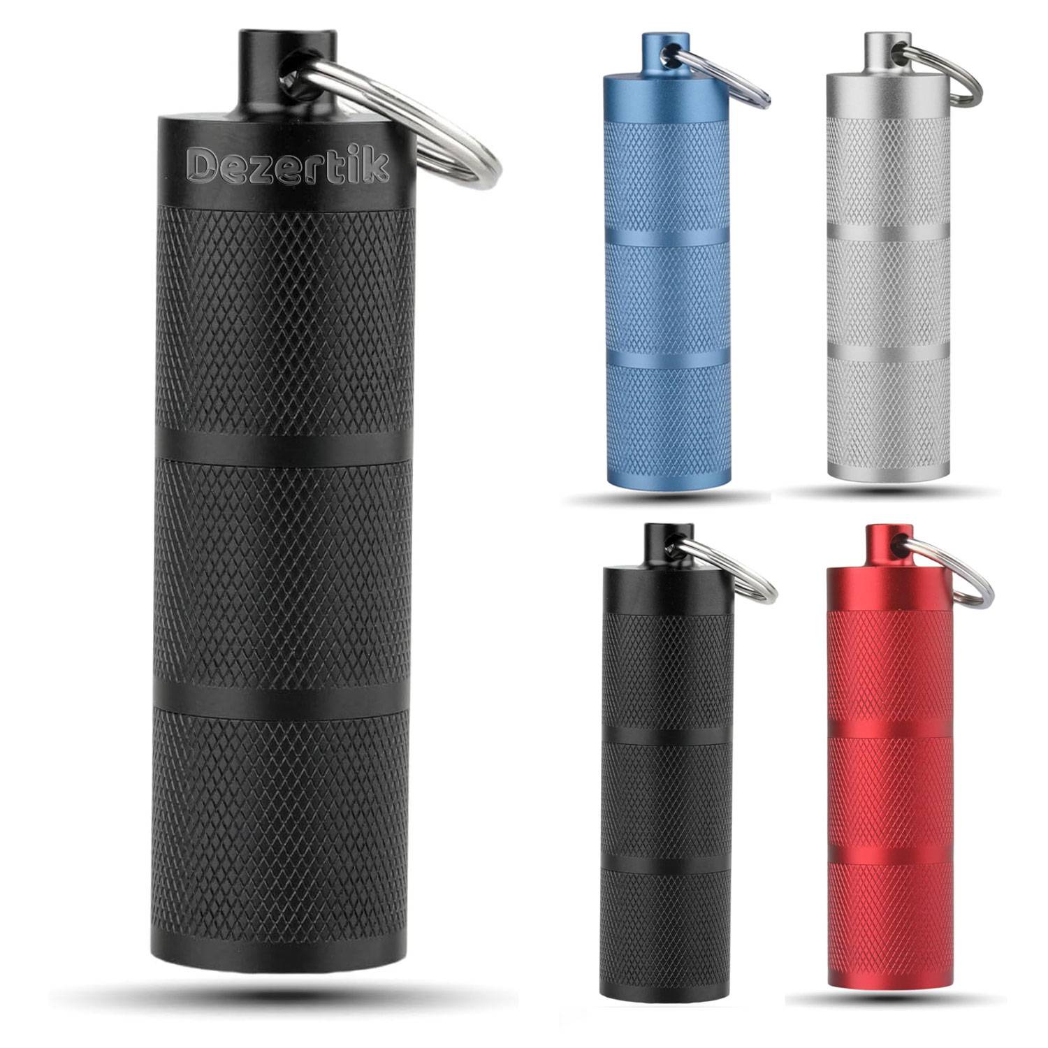 Compact Waterproof Aluminum Pill Container for First Aid 12
